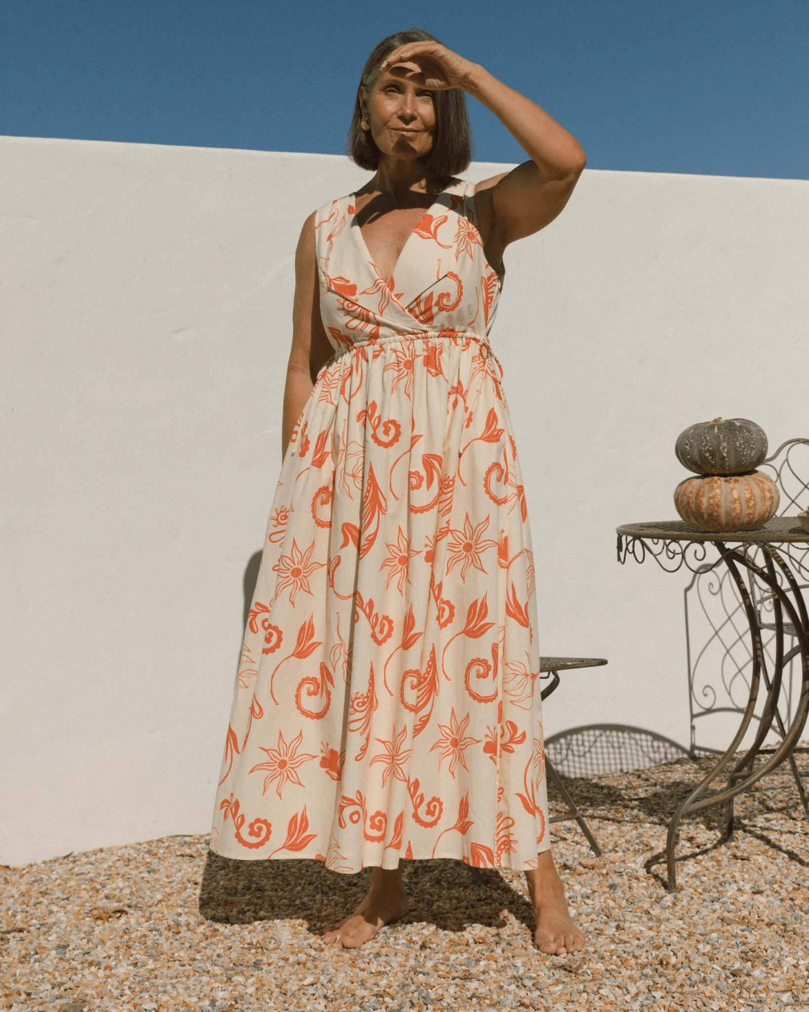 FINAL SALE | Olivia Maxi Dress | Crimson Petals - Image 3