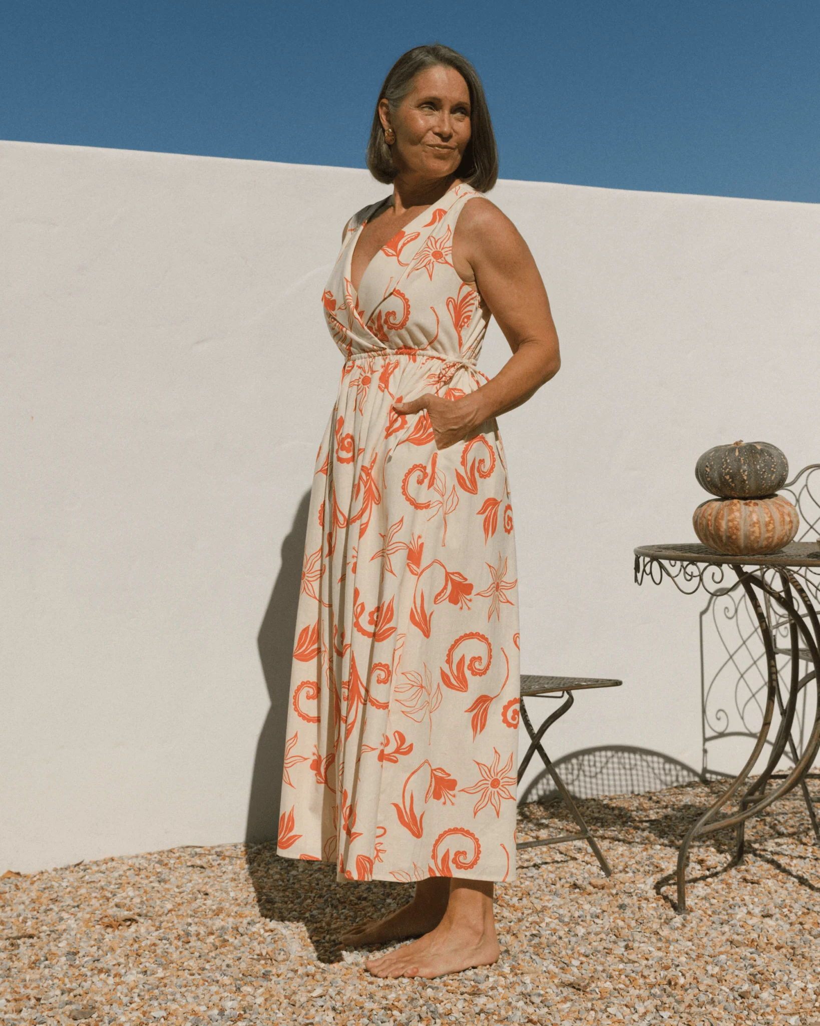 FINAL SALE | Olivia Maxi Dress | Crimson Petals - Image 4