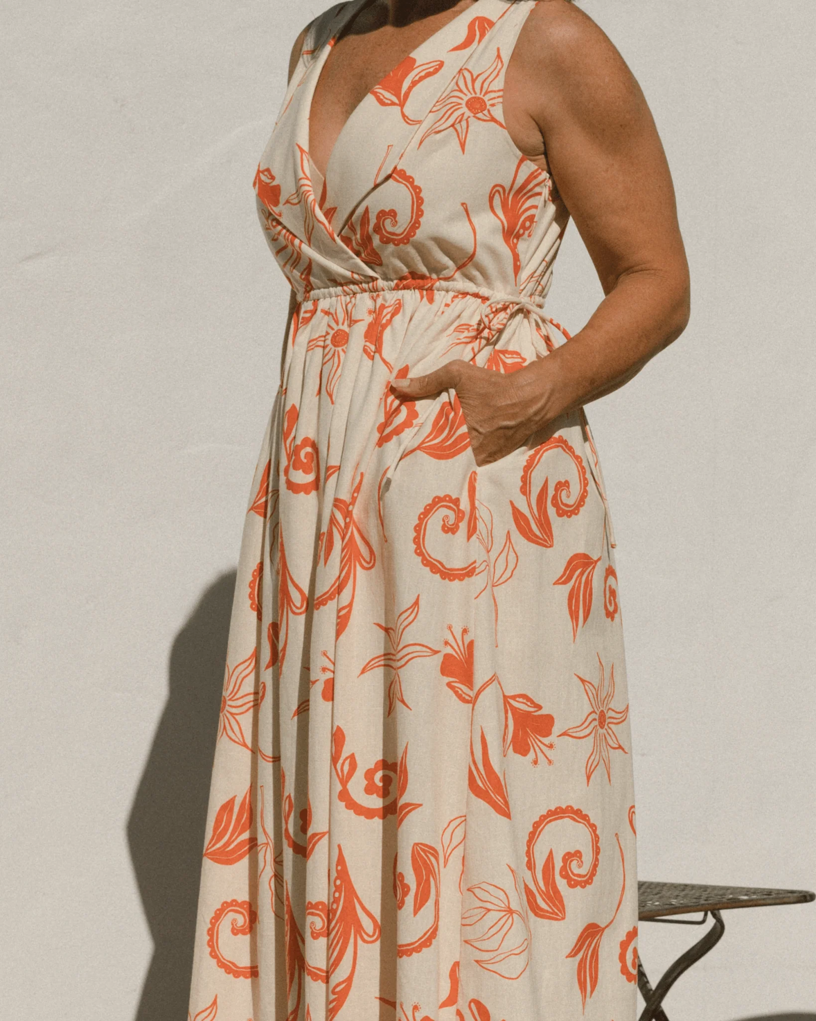FINAL SALE | Olivia Maxi Dress | Crimson Petals - Image 5