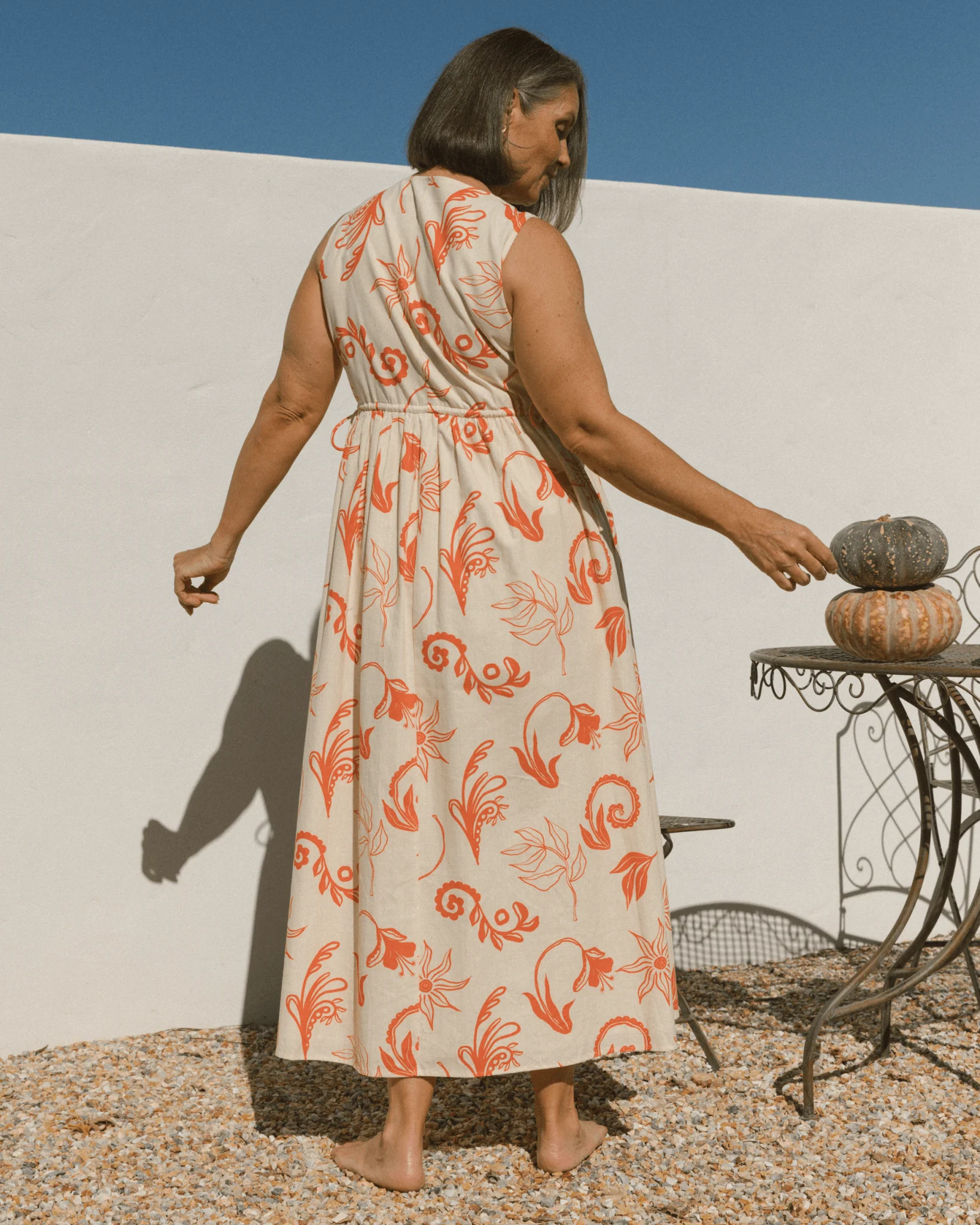 FINAL SALE | Olivia Maxi Dress | Crimson Petals - Image 6