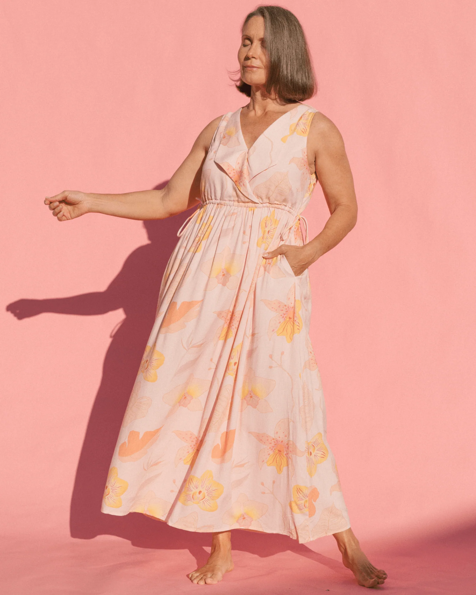 FINAL SALE | Olivia Maxi Dress | Dune Bloom - Image 4