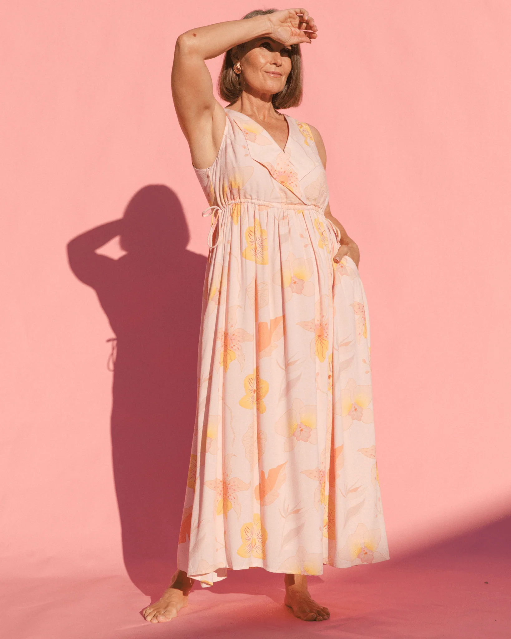 FINAL SALE | Olivia Maxi Dress | Dune Bloom - Image 5