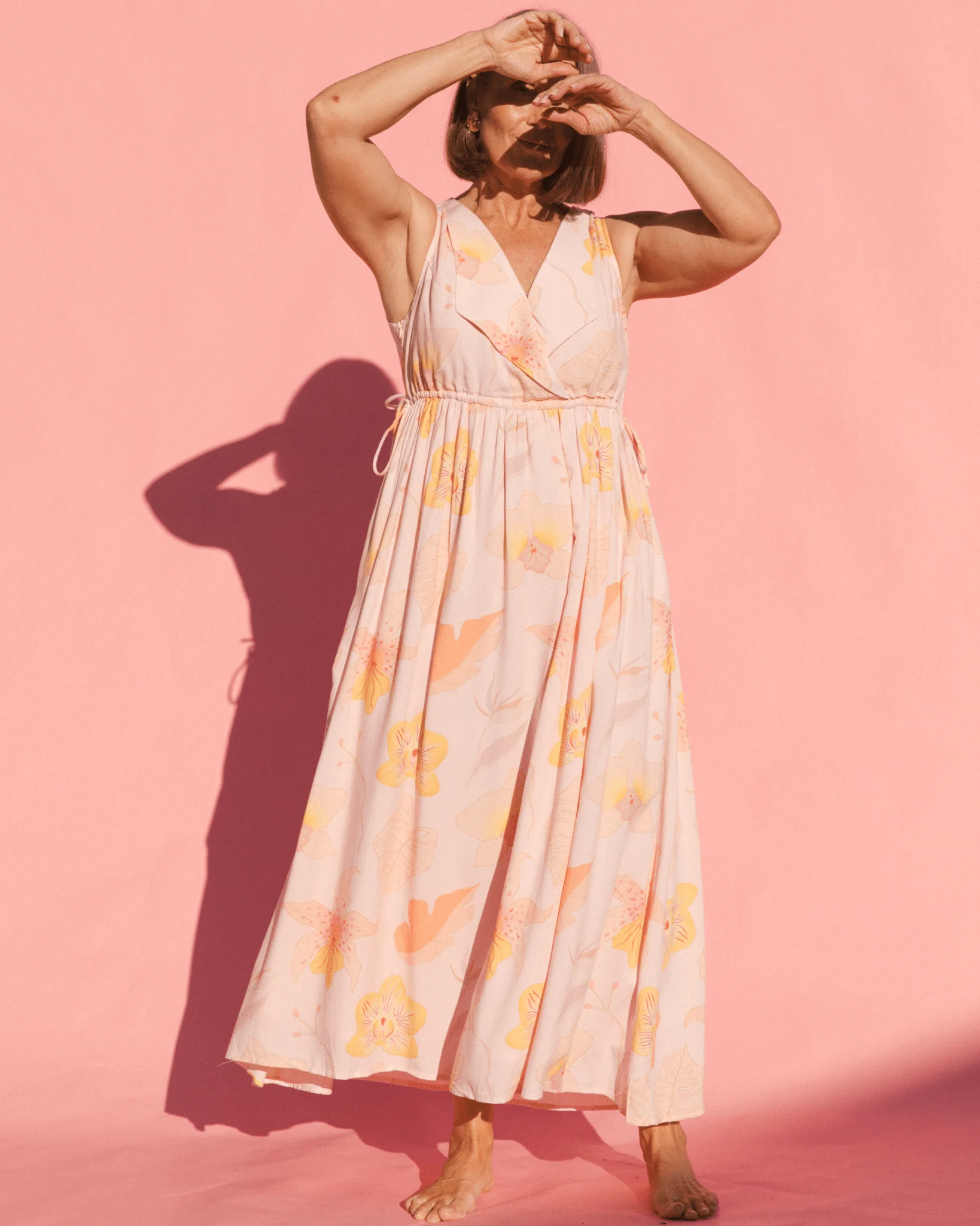 FINAL SALE | Olivia Maxi Dress | Dune Bloom - Image 7