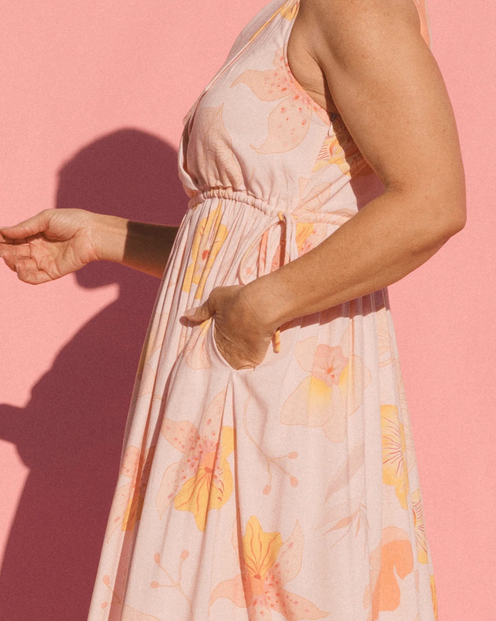FINAL SALE | Olivia Maxi Dress | Dune Bloom - Image 9