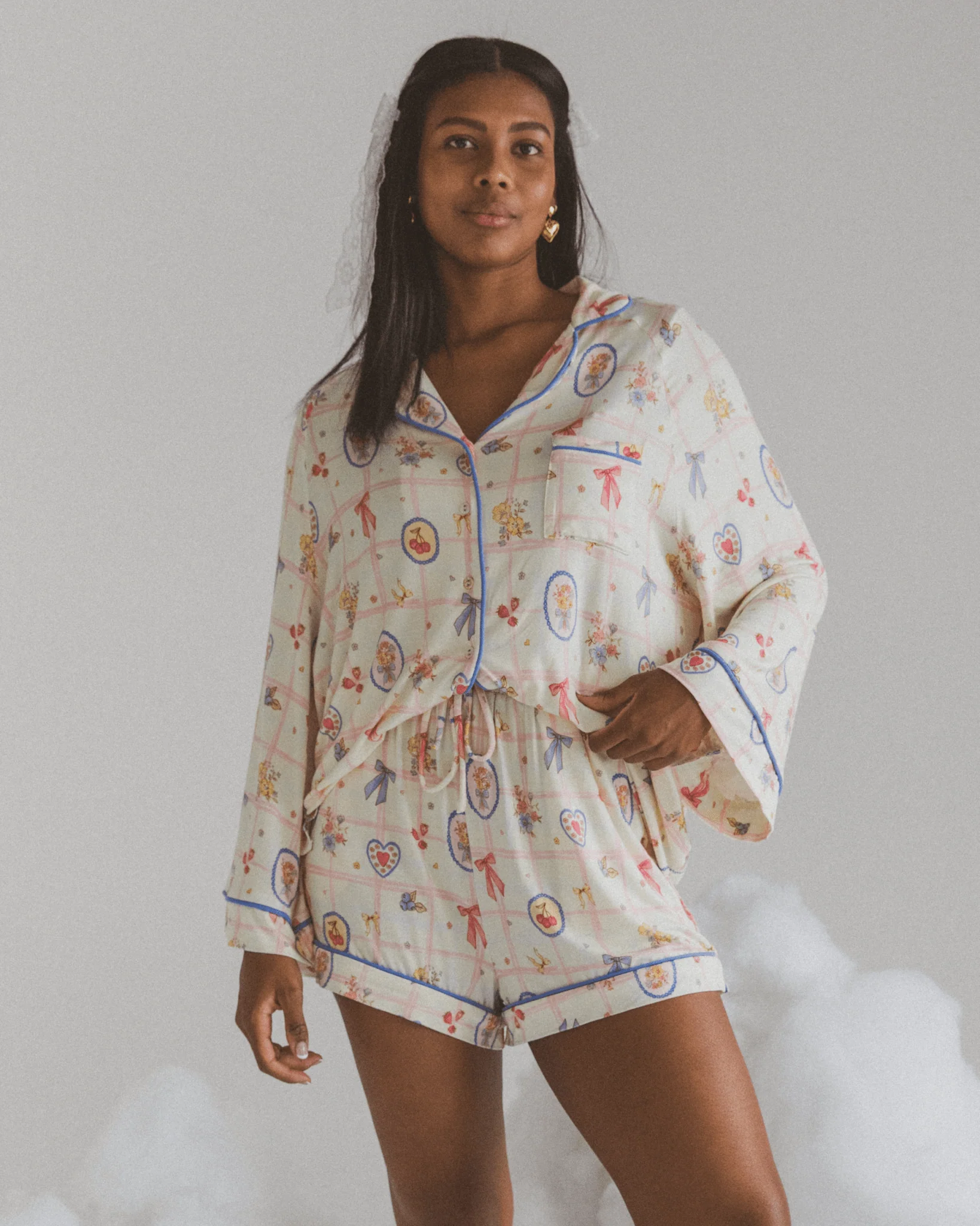 FINAL SALE | FINAL SALE | PJ Shorts | Coquette - Image 6