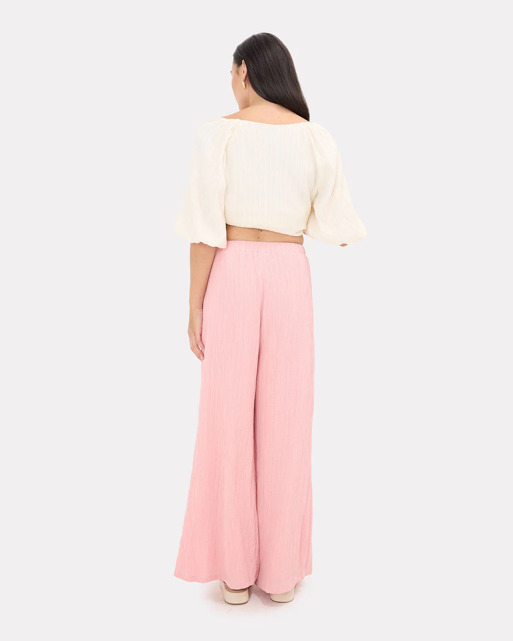 Posey Pants | Pink Crepe - Image 4