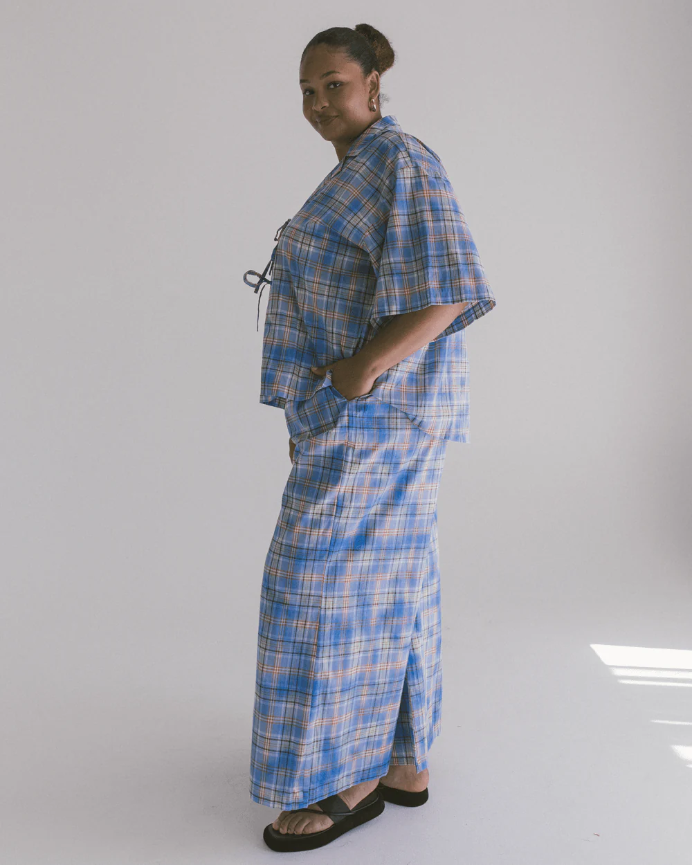 FINAL SALE | Posey Pants | Blue Ridge Gingham - Image 4