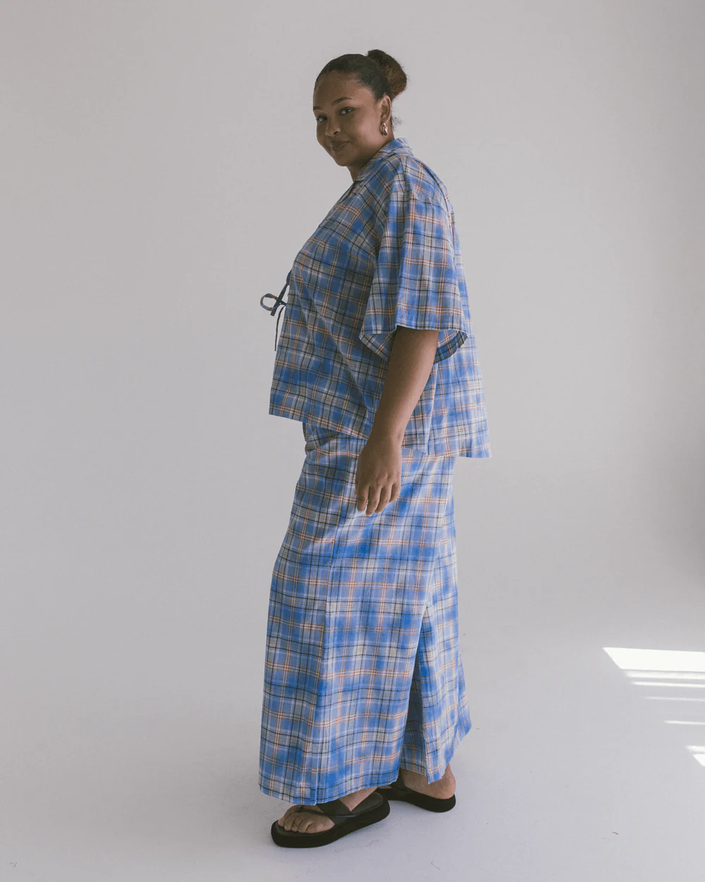 FINAL SALE | Posey Pants | Blue Ridge Gingham - Image 5