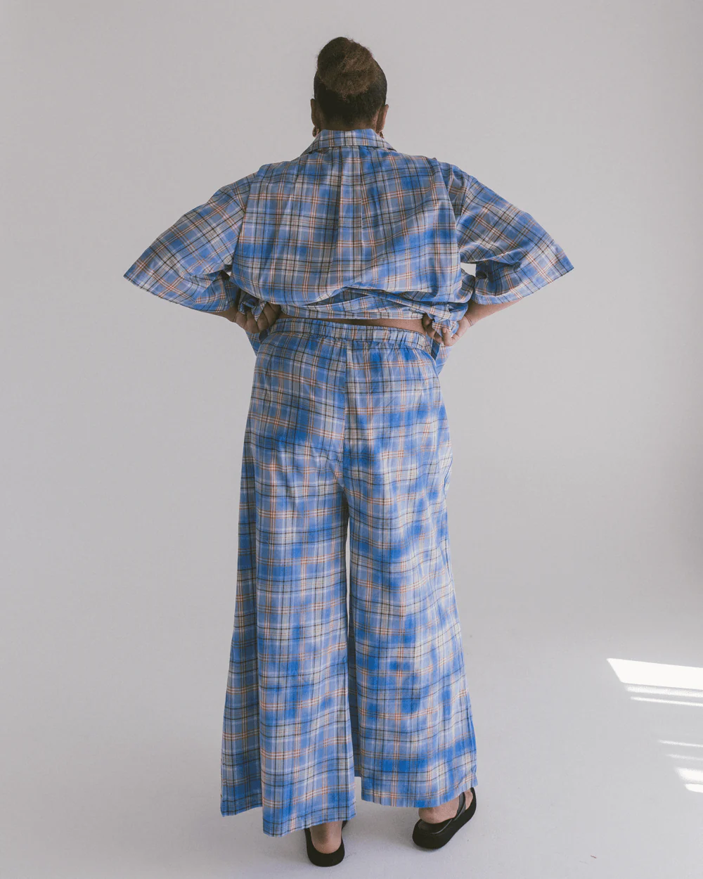 FINAL SALE | Posey Pants | Blue Ridge Gingham - Image 8