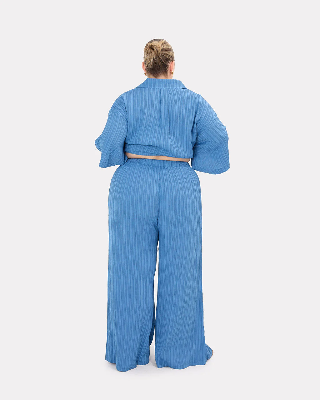 Posey Pants | Dark Blue Crepe - Image 4