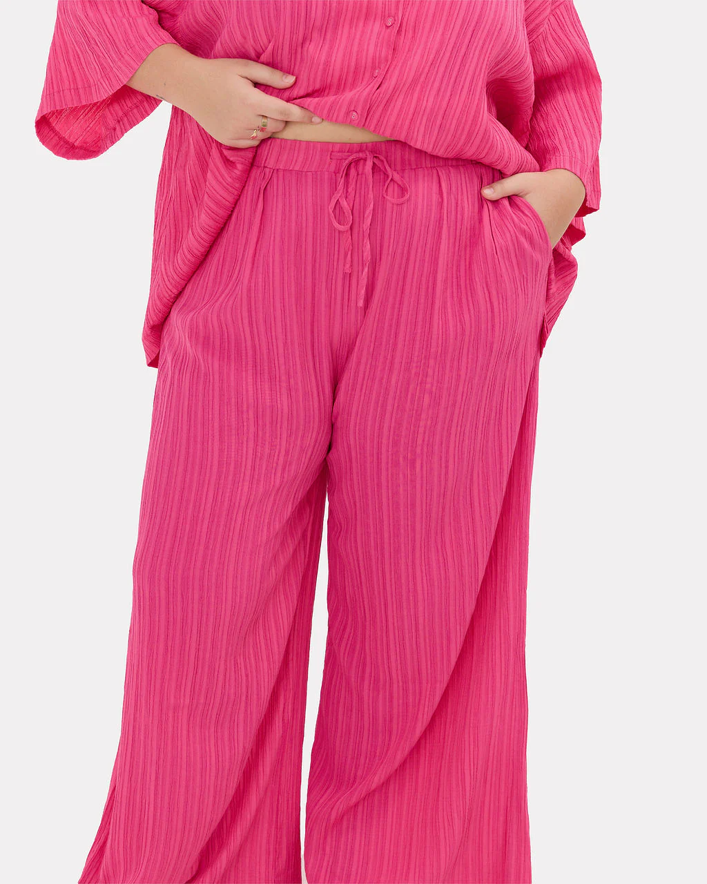 FINAL SALE | Posey Pants | Flamingo Crepe