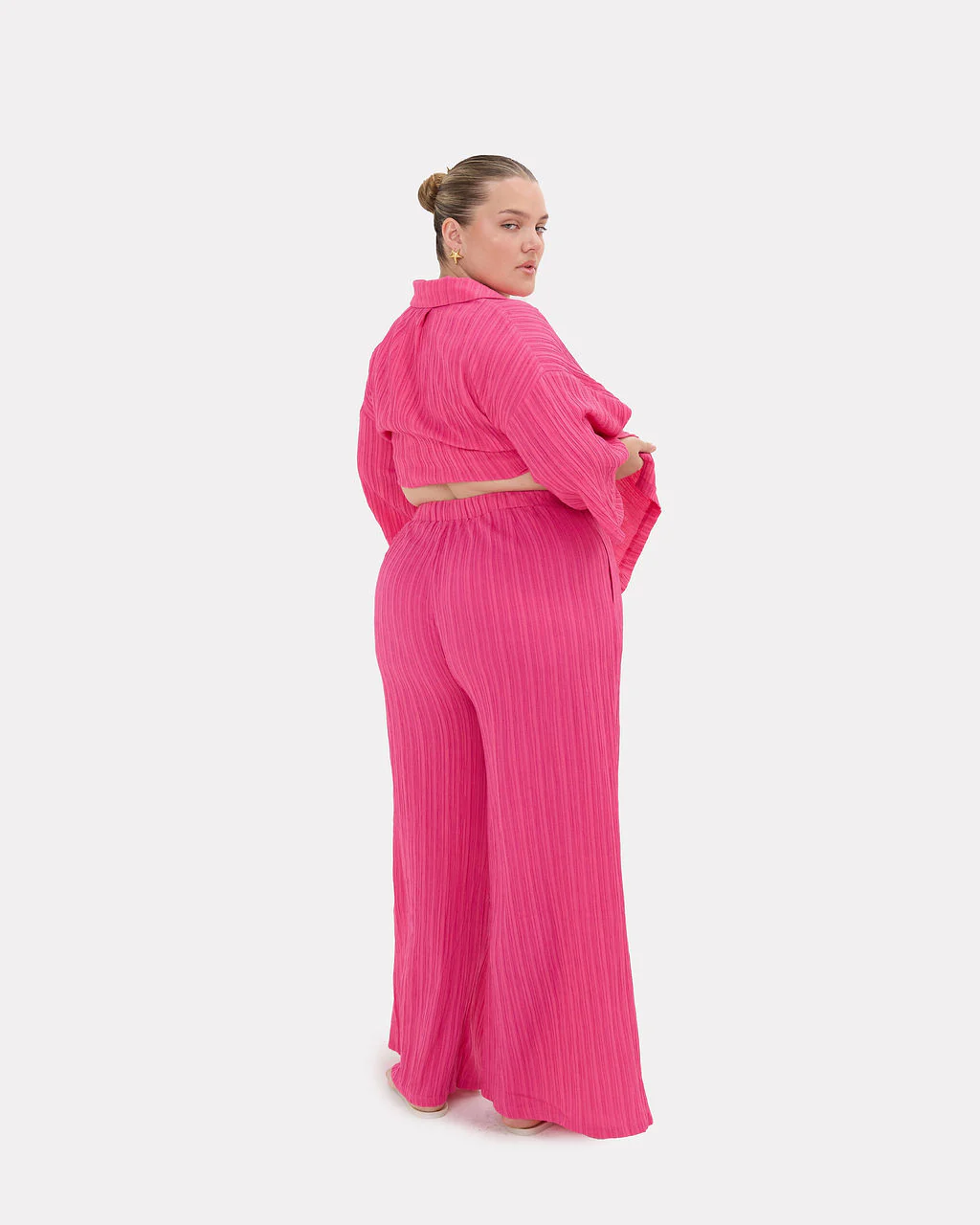 FINAL SALE | Posey Pants | Flamingo Crepe - Image 4