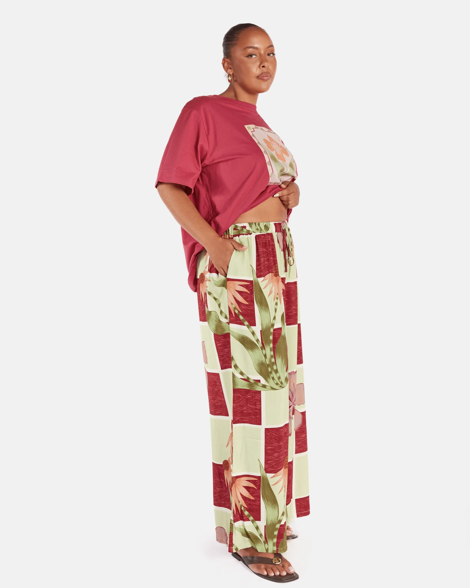 Posey Pants | Flora Tile - Image 3