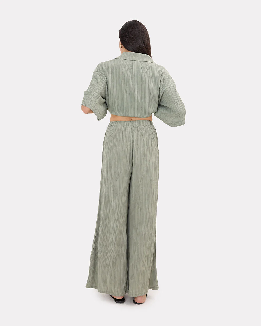 Posey Pants | Green Crepe - Image 4