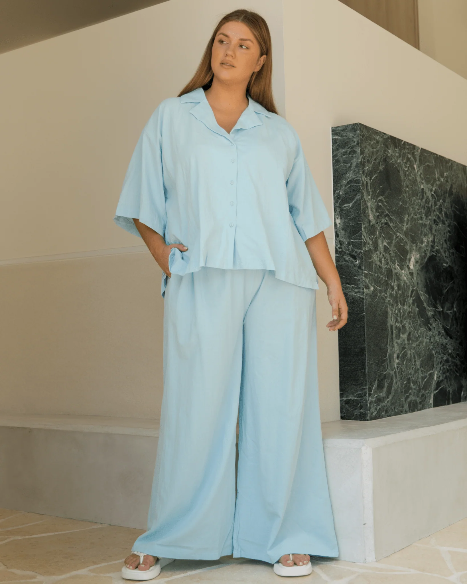Posey Pants | Light Blue - Image 4