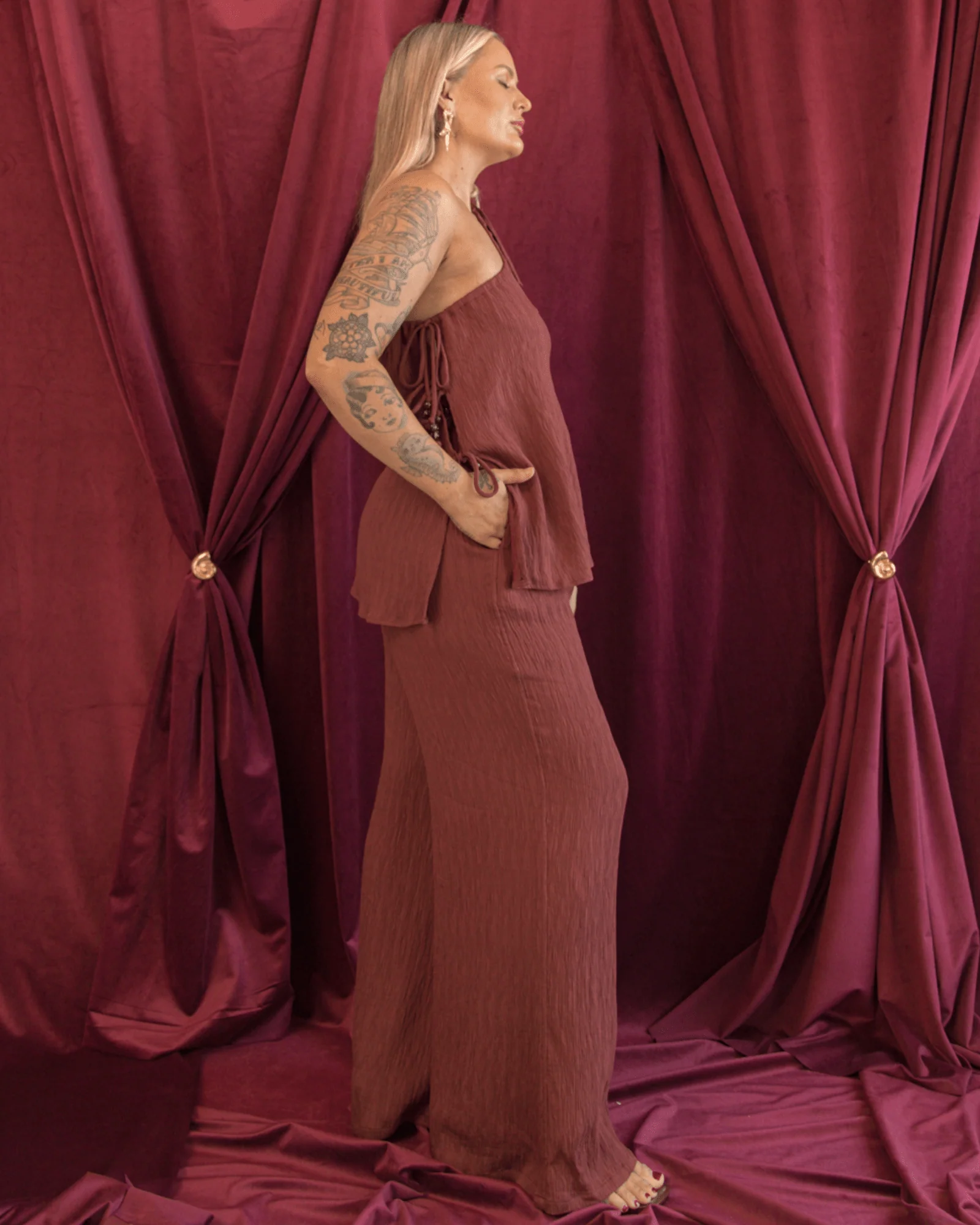 FINAL SALE | Posey Pants | Mahogany - Image 5