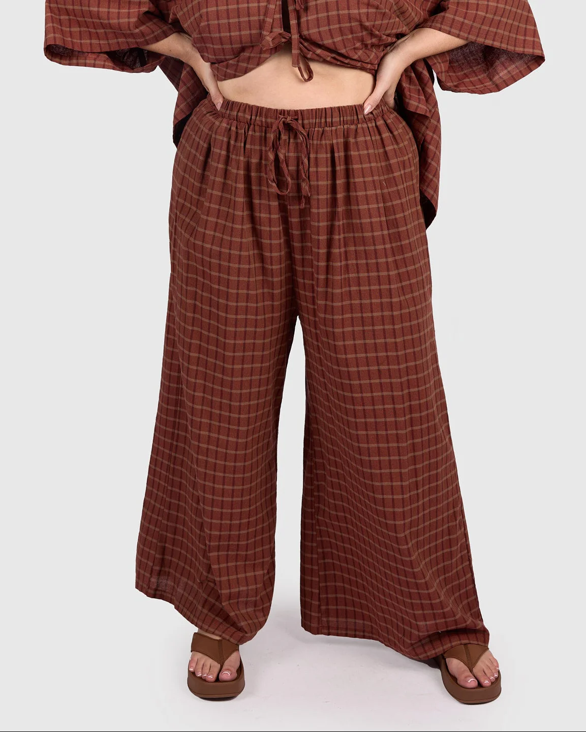 Posey Pants | Maple Gingham