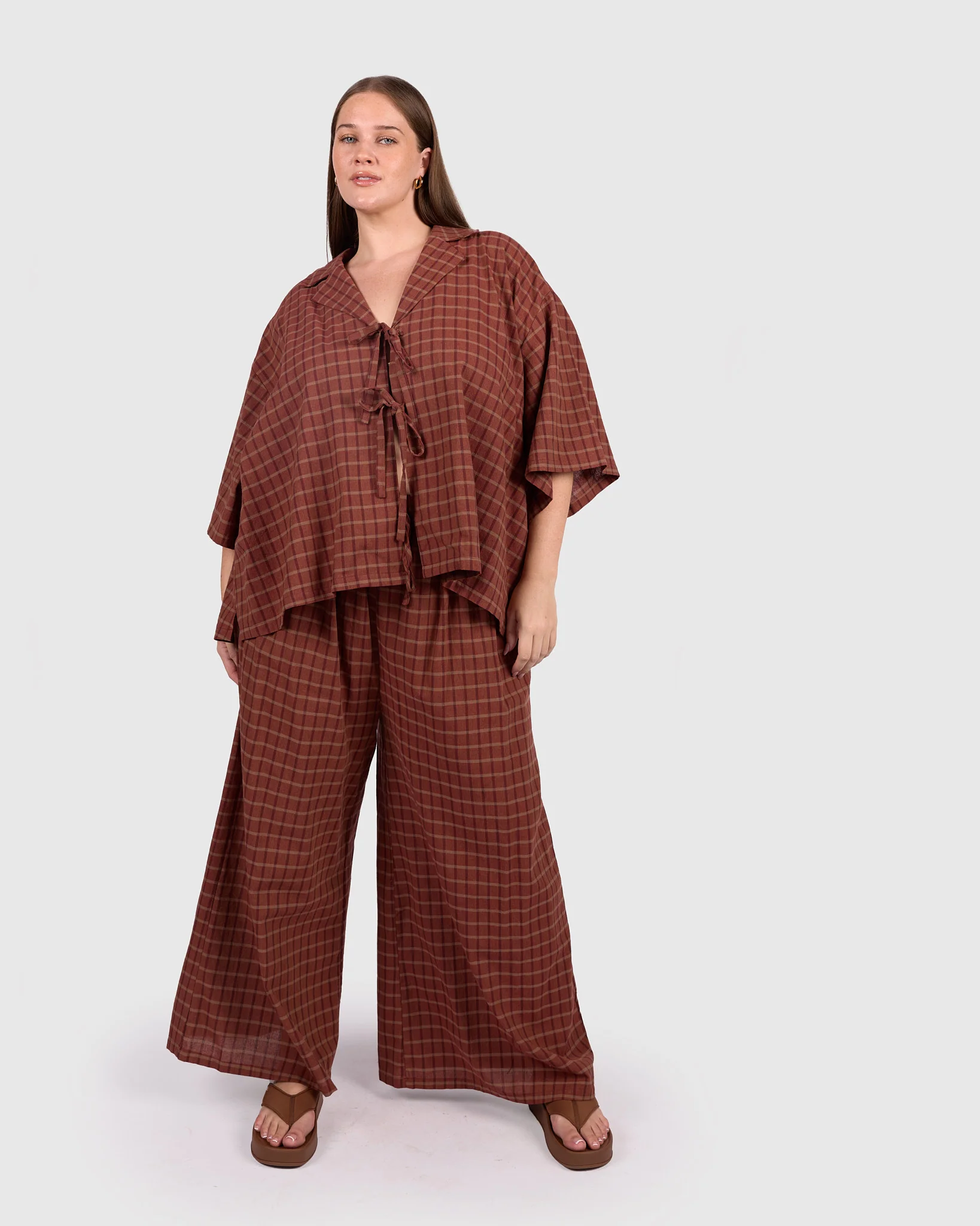 Posey Pants | Maple Gingham - Image 3