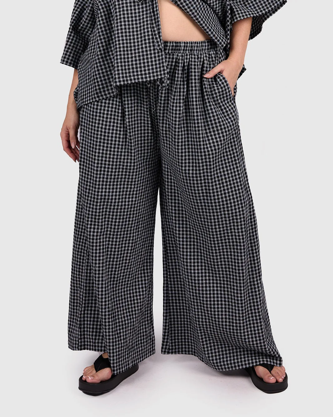 Posey Pants | Midnight Gingham