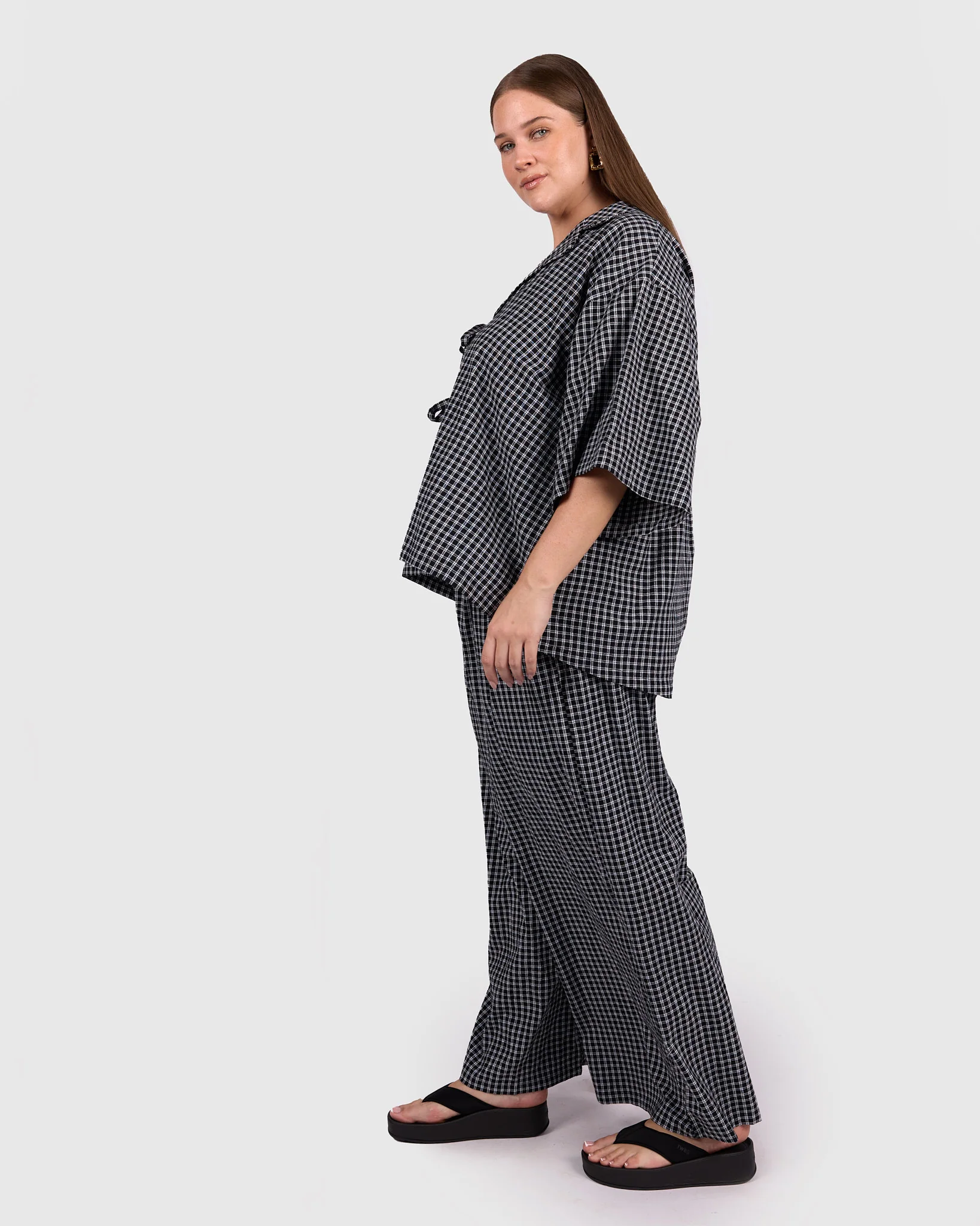 Posey Pants | Midnight Gingham - Image 5