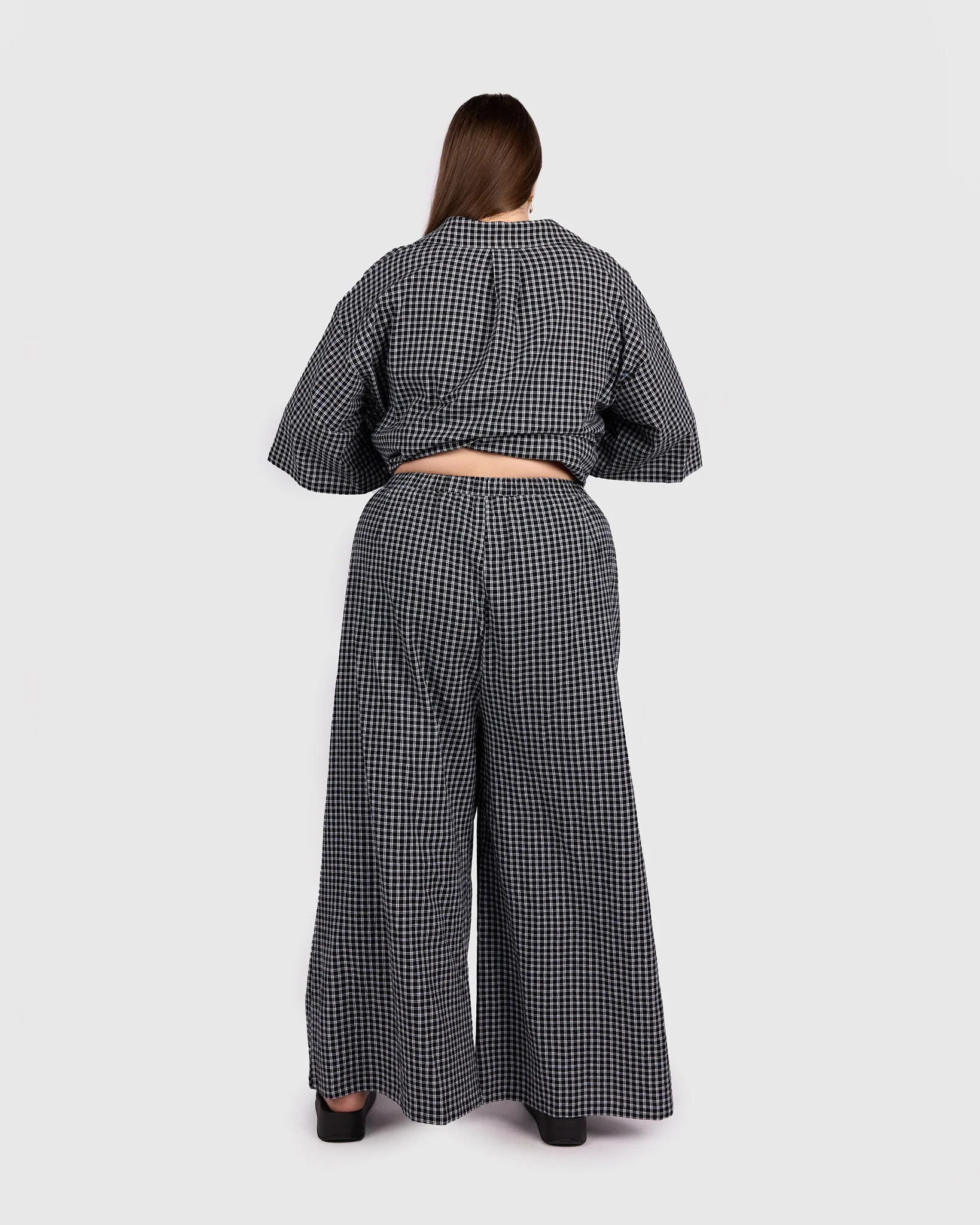 Posey Pants | Midnight Gingham - Image 7
