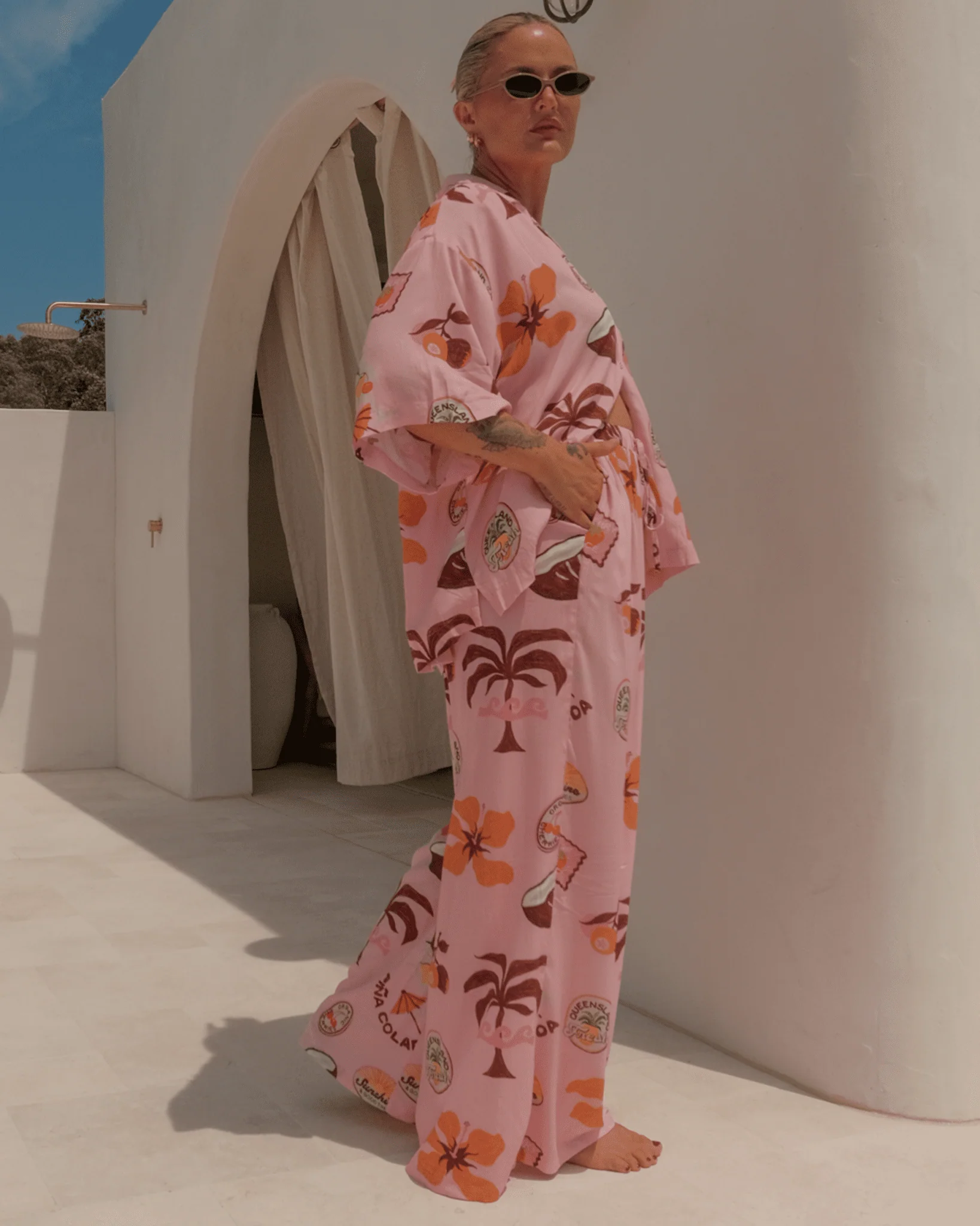 FINAL SALE | Posey Pants | Paradise Postcards - Image 4