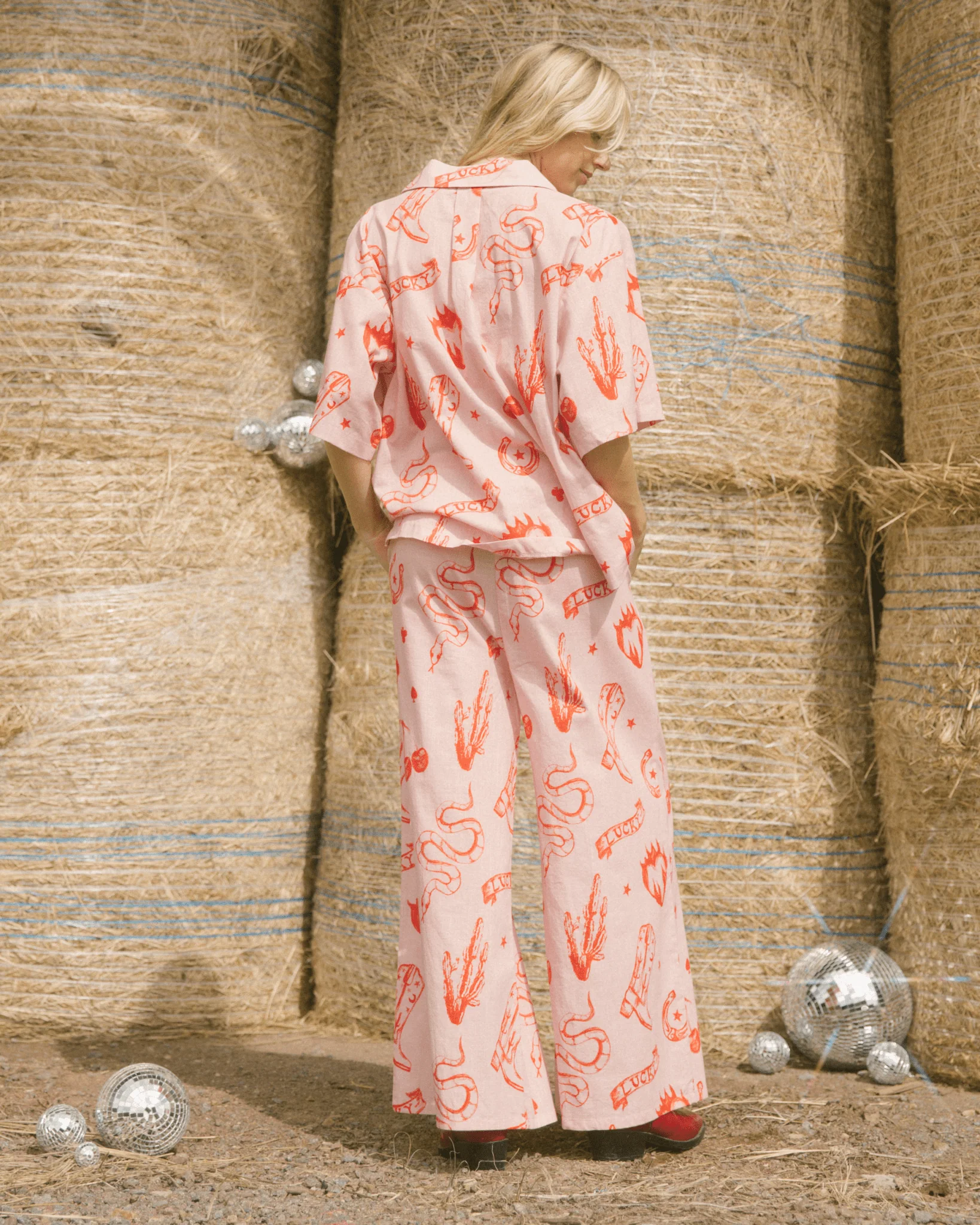 FINAL SALE | Posey Pants | Pink Wildhearts - Image 6