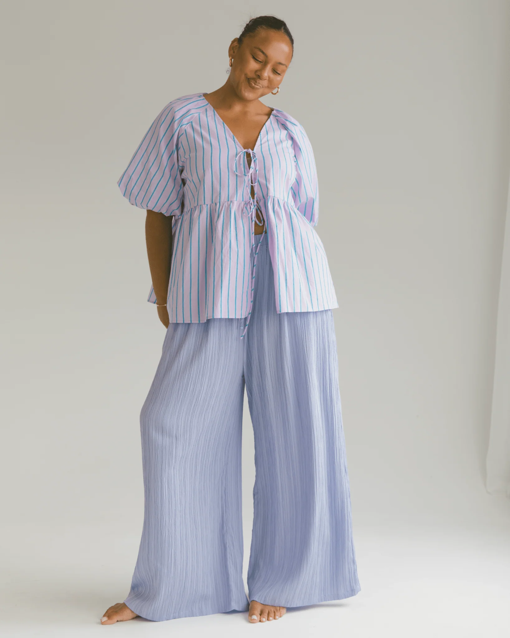 Posey Pants | Purple Crepe - Image 11