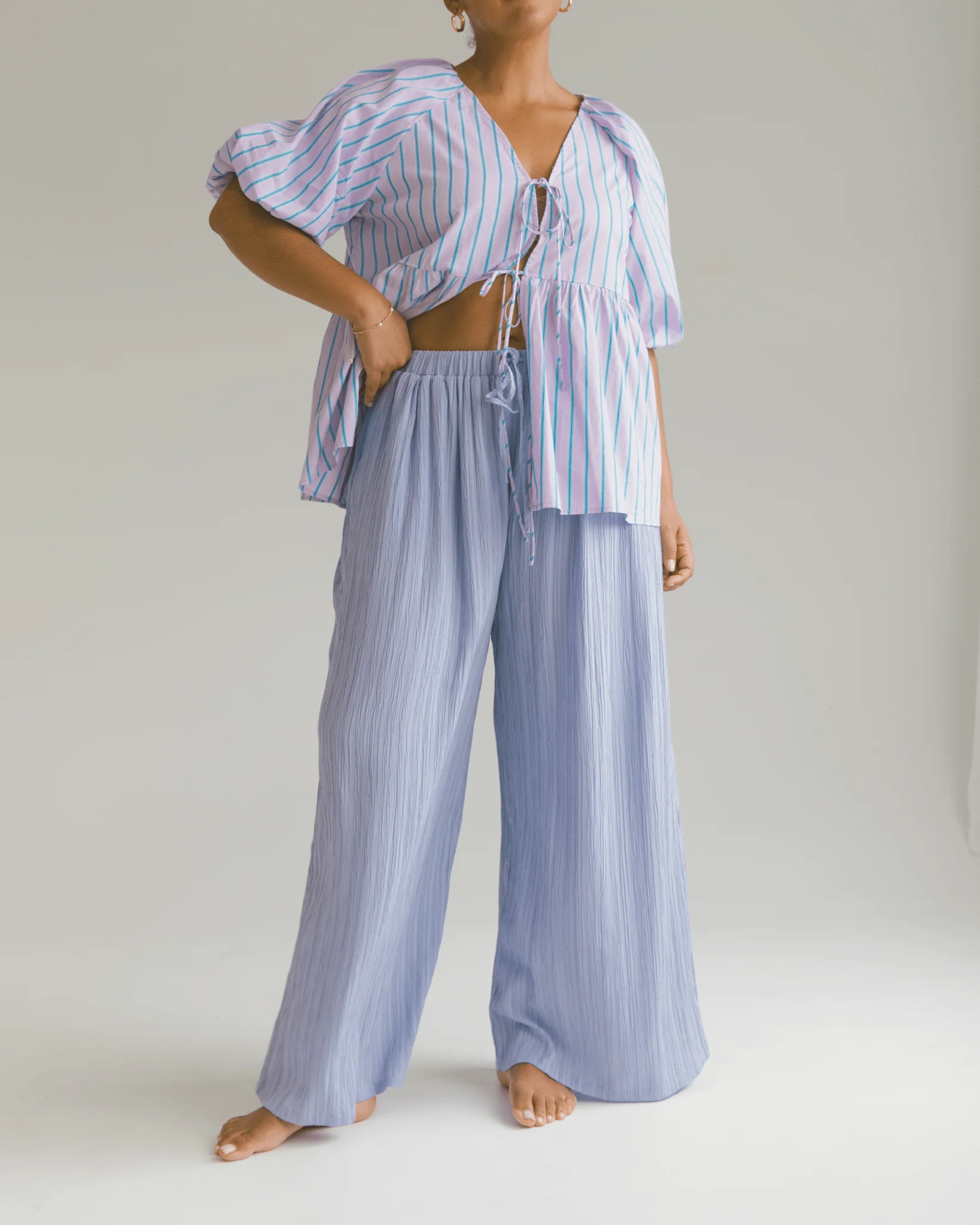 Posey Pants | Purple Crepe - Image 5