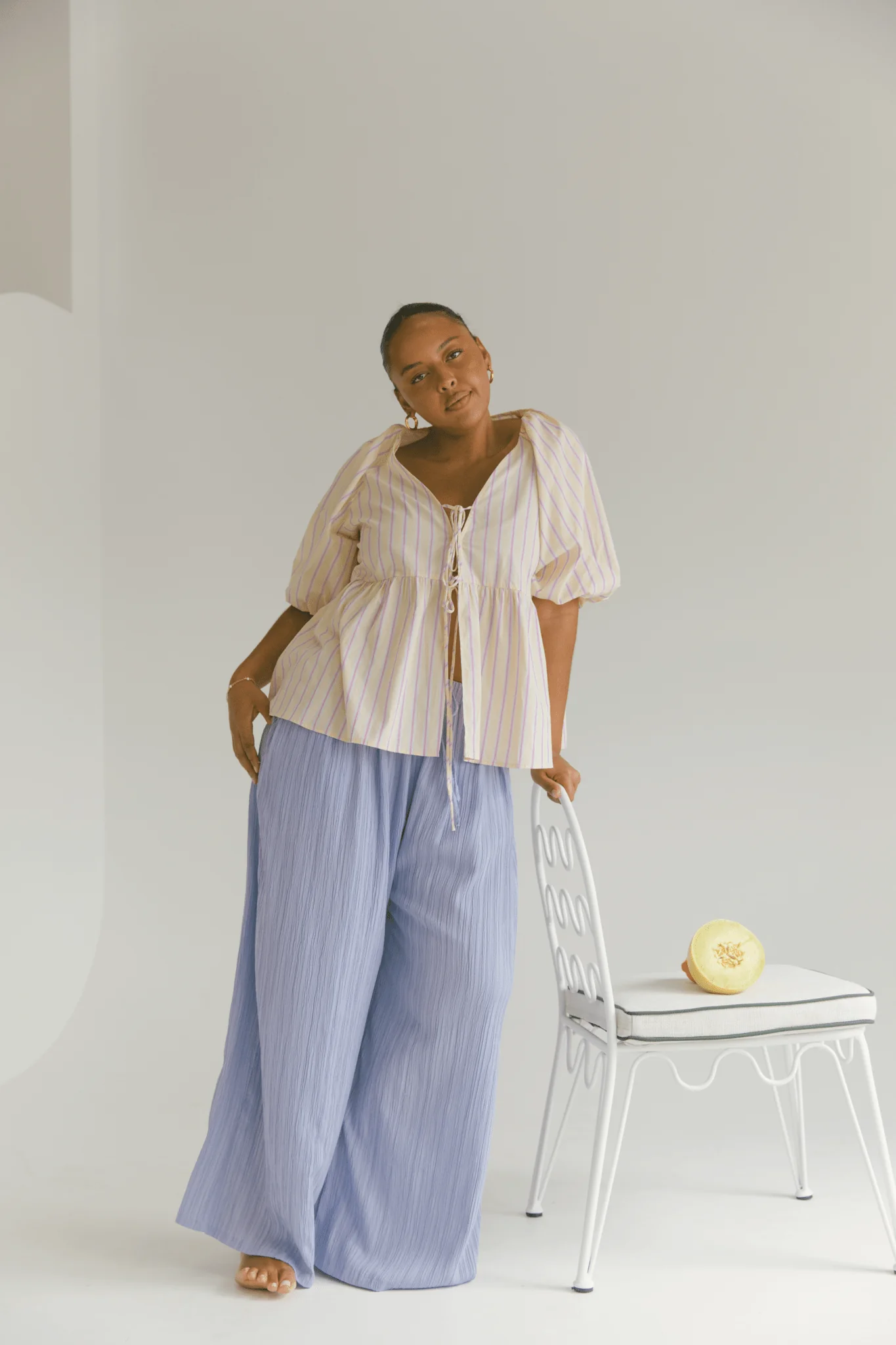 Posey Pants | Purple Crepe - Image 6
