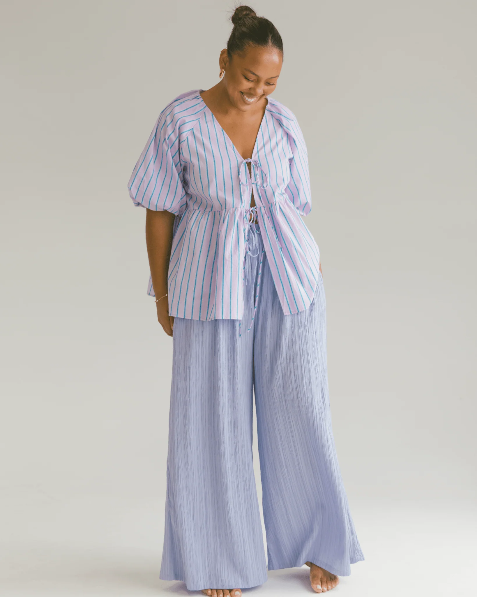 Posey Pants | Purple Crepe - Image 7