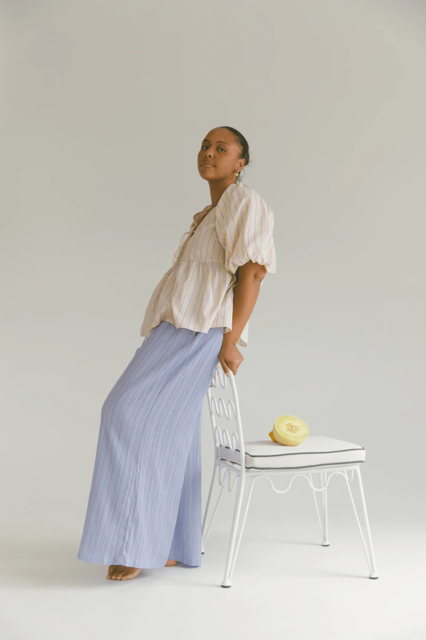 Posey Pants | Purple Crepe - Image 8