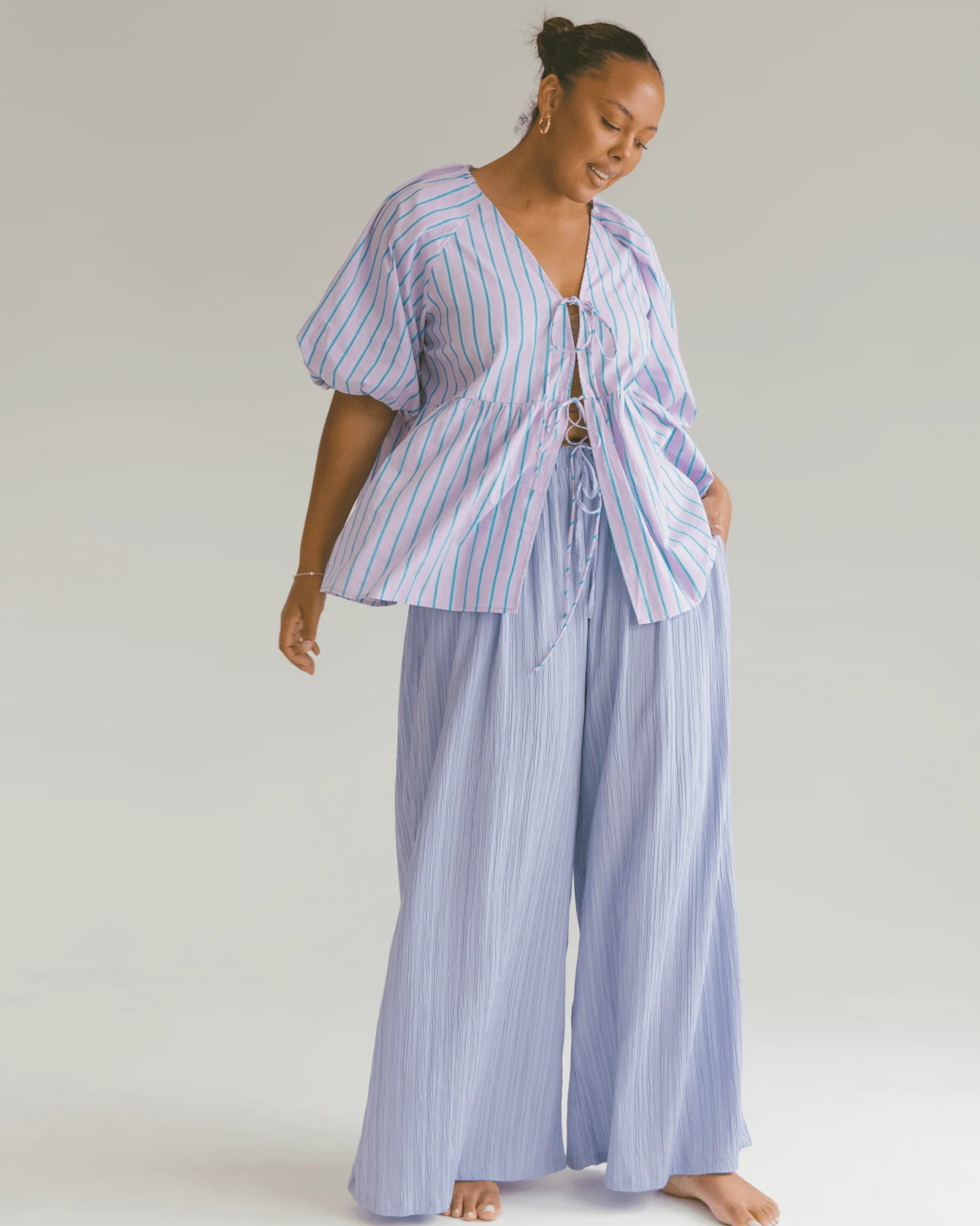 Posey Pants | Purple Crepe - Image 9