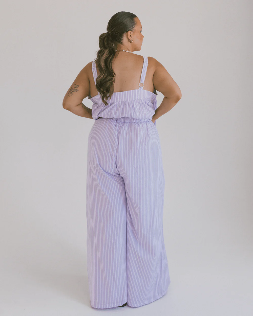 FINAL SALE | Posey Pants | Purple Stripe - Image 5