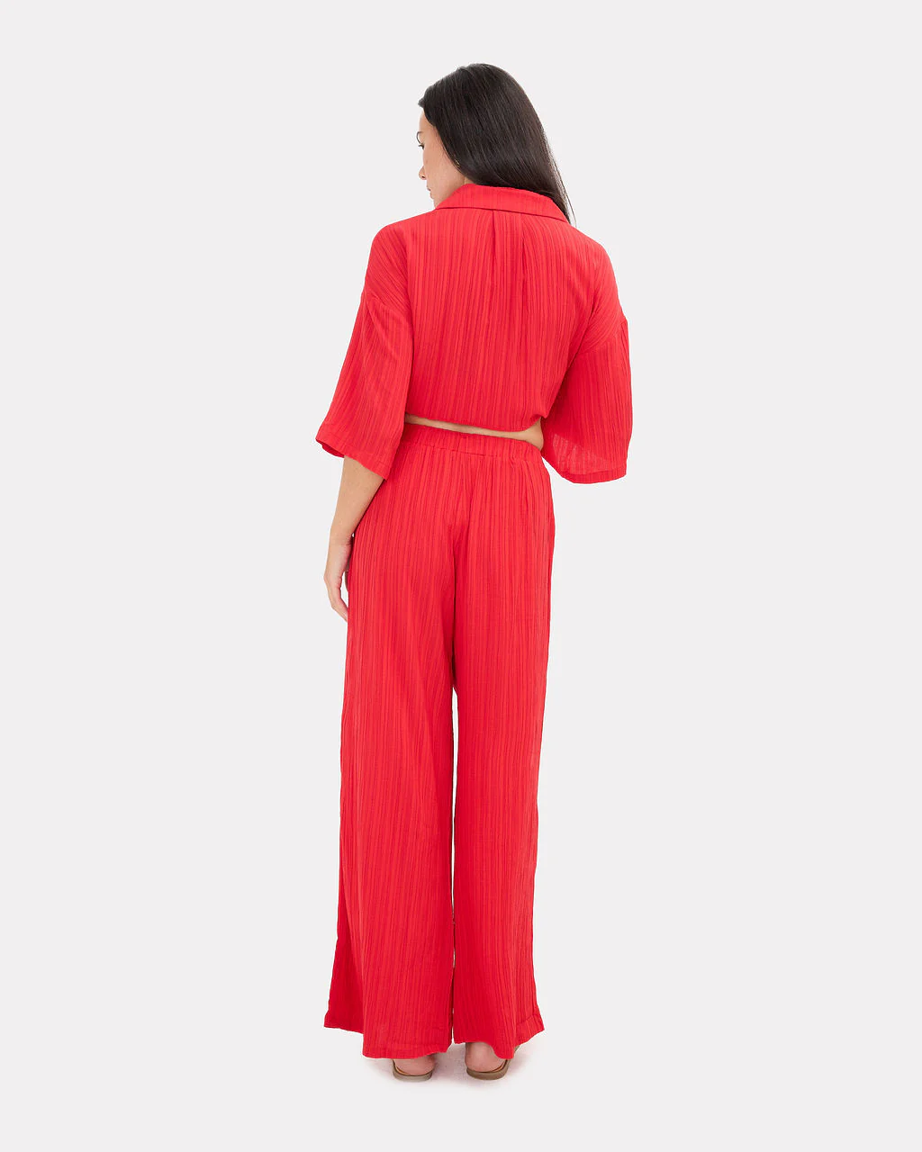 FINAL SALE | Posey Pants | Red Crepe - Image 5