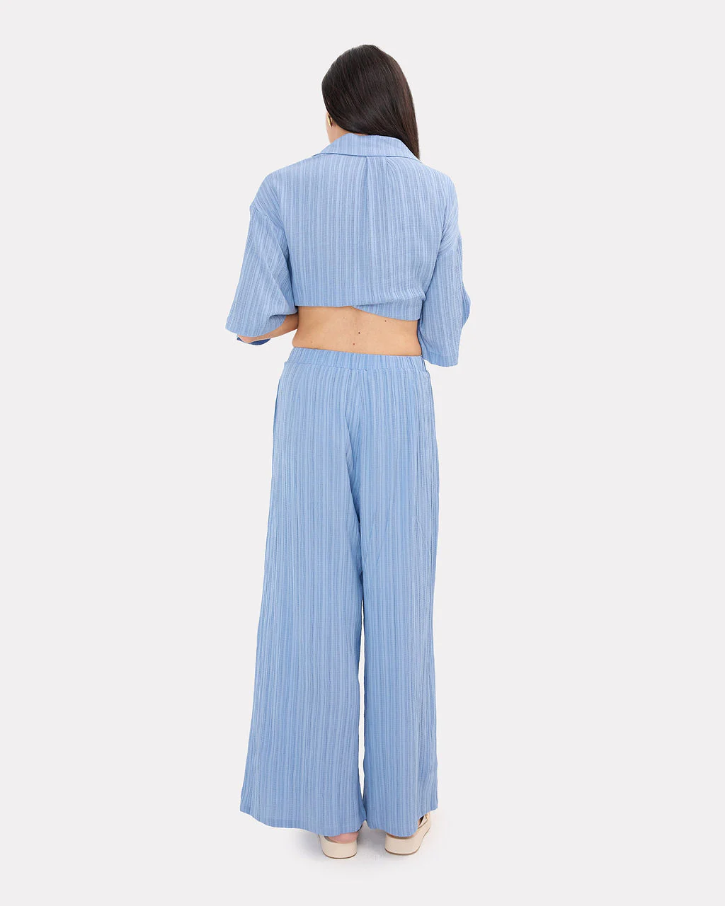 FINAL SALE | Posey Pants | Sky Crepe - Image 4