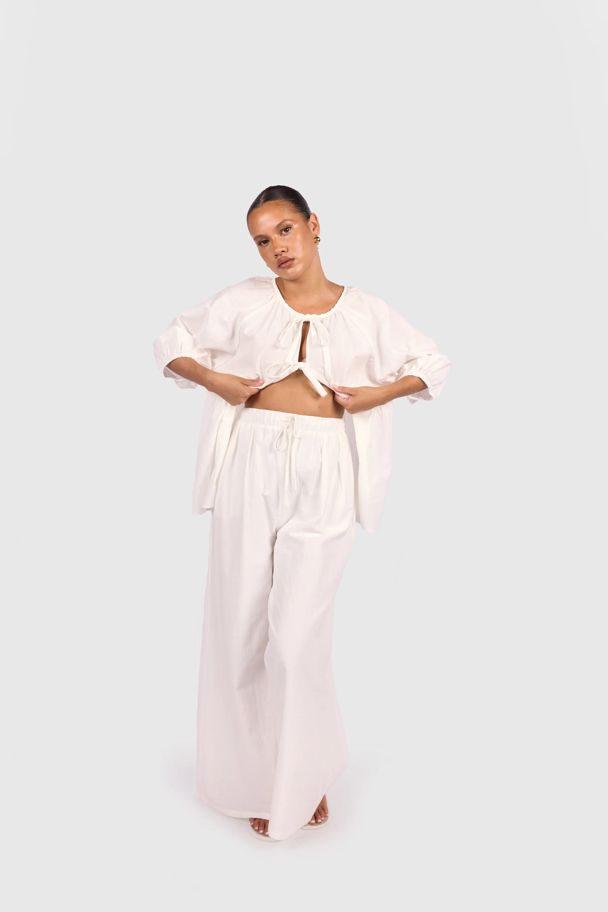 Posey Pants | White
