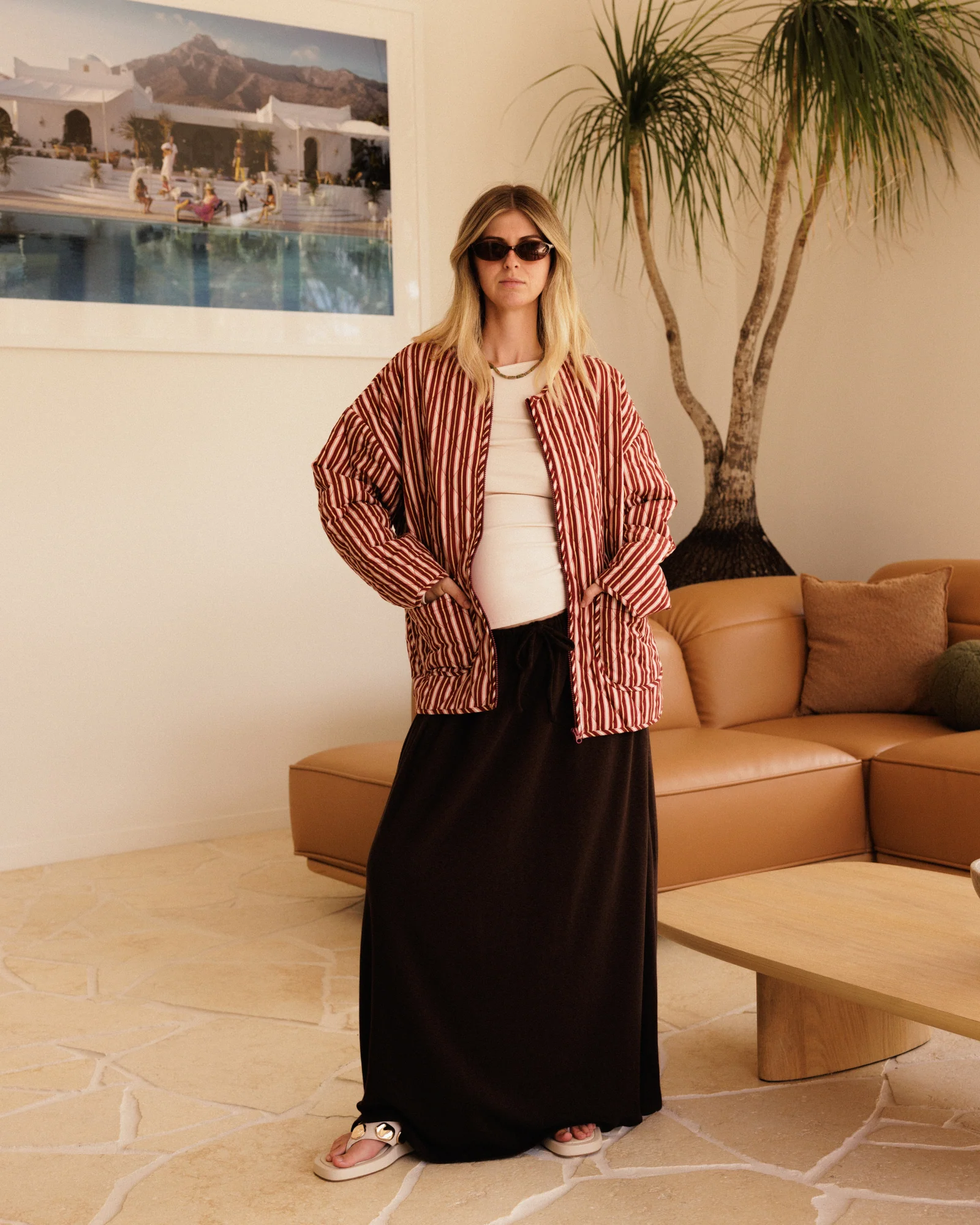 Quilted Jacket | Sundae Stripe