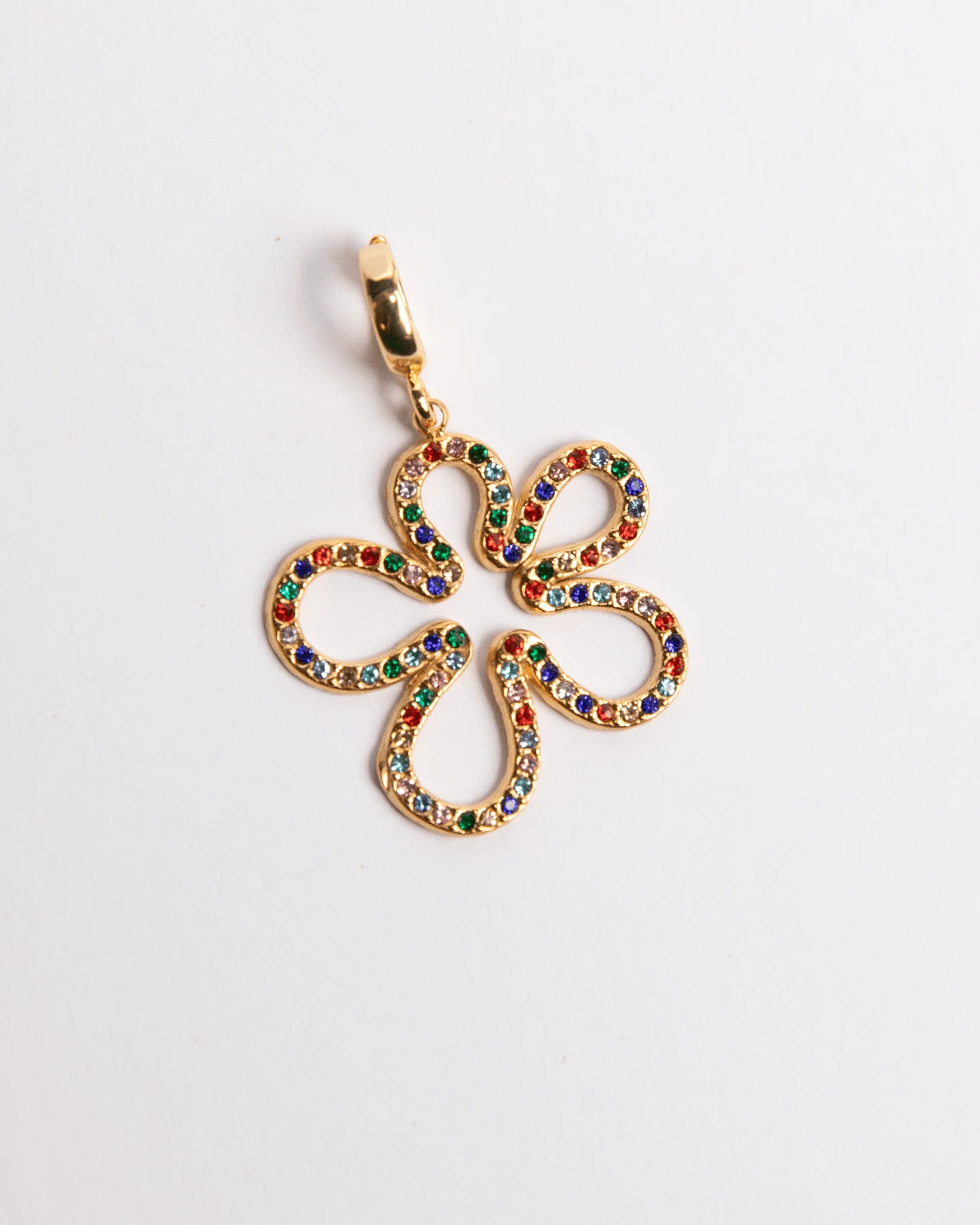 Rainbow Flower Charm