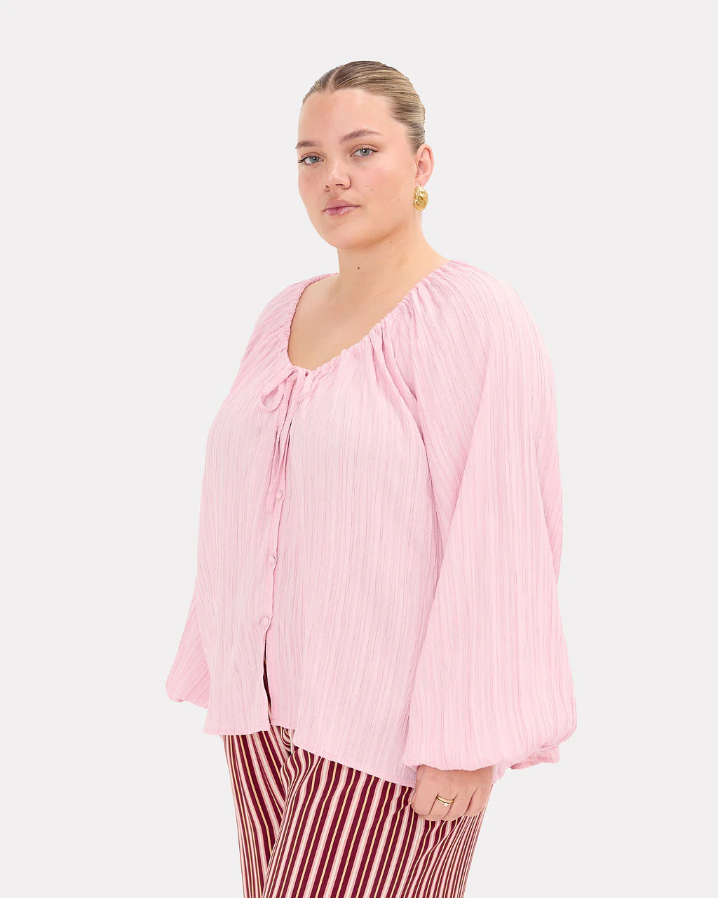 Renee Top | Pink Crepe - Image 5
