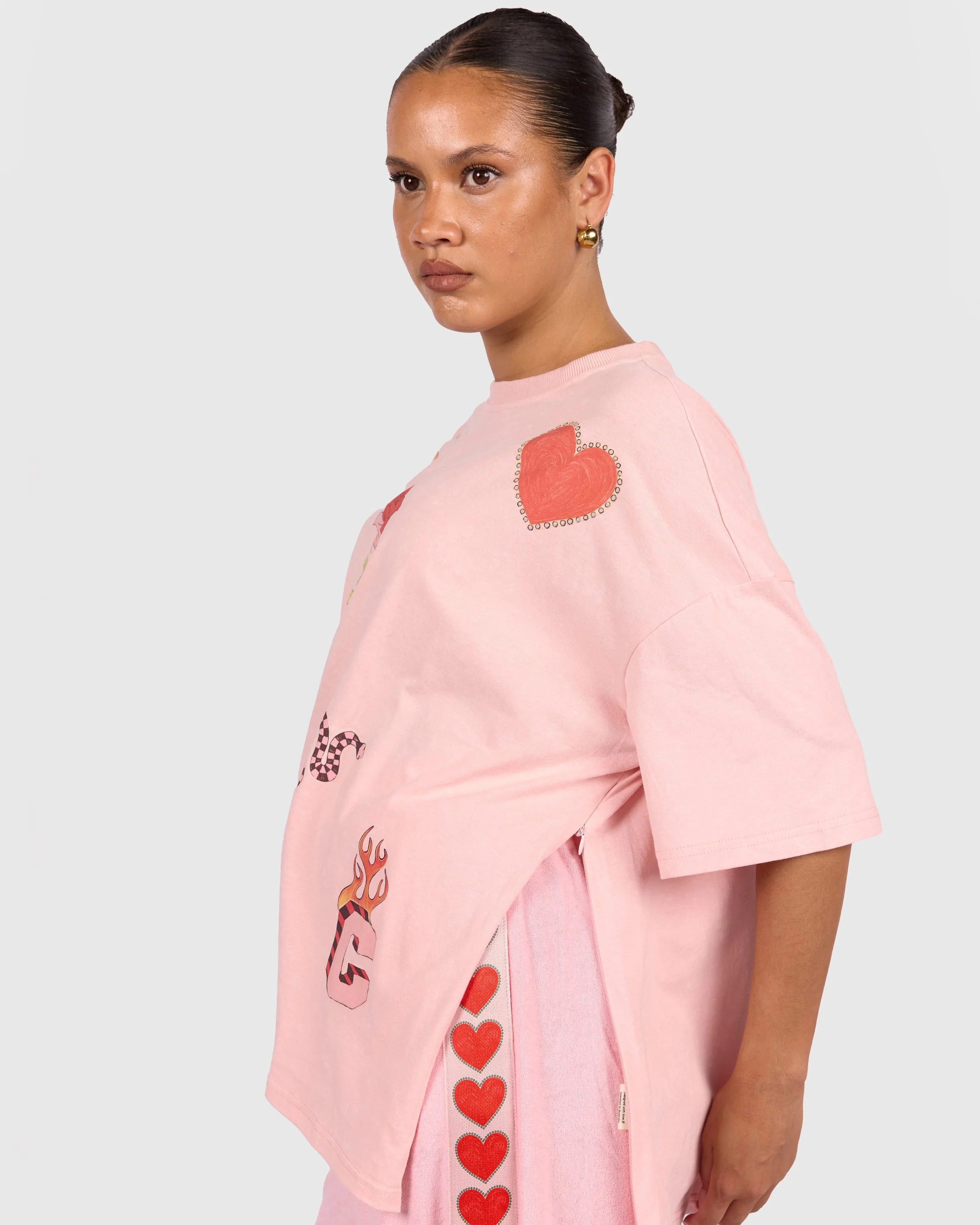 Slouchy Tee | Burning Love - Image 3