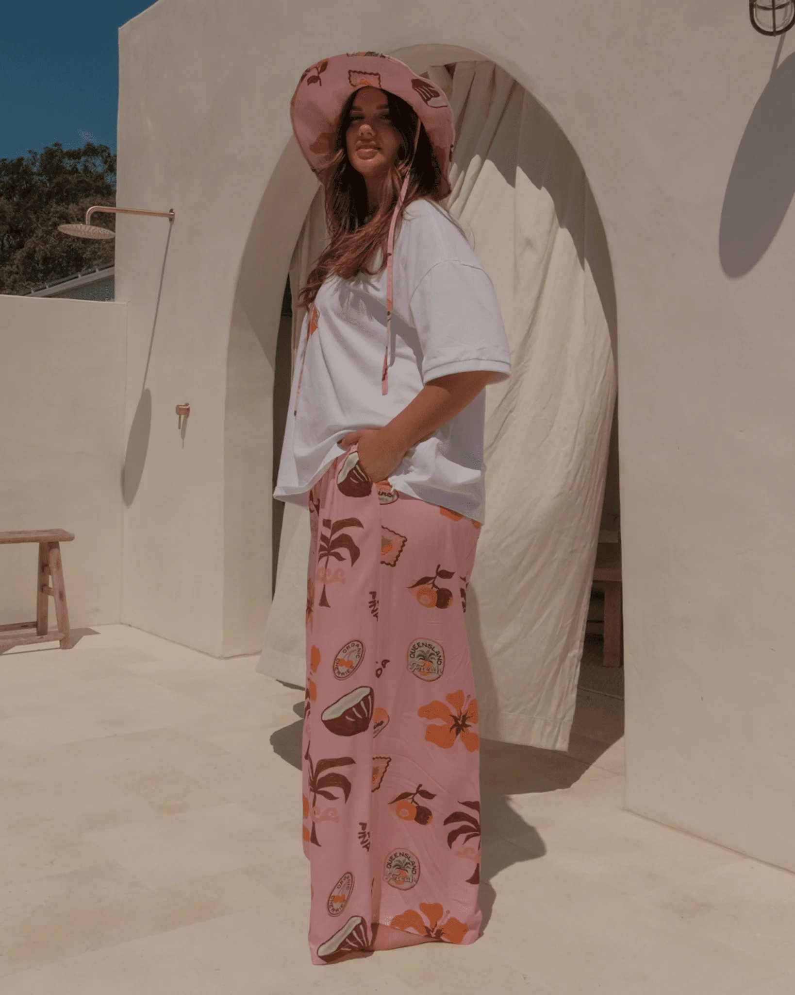 FINAL SALE | Slouchy Tee | Cherry Spritz - Image 3