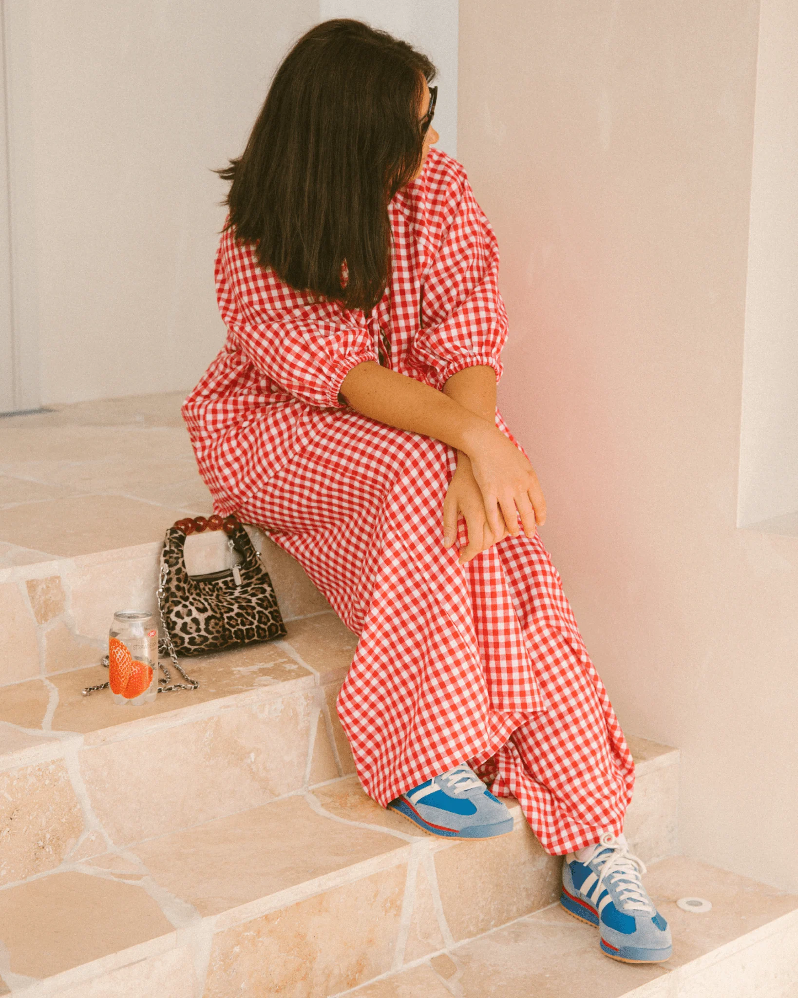FINAL SALE | Posey Pants | Red Gingham - Image 7