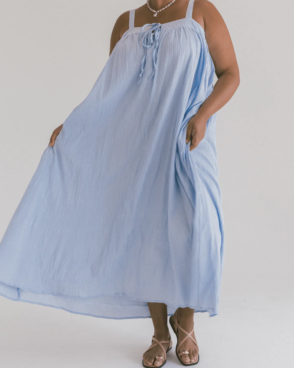 FINAL SALE | Zimi Maxi Dress | Periwinkle - Image 3