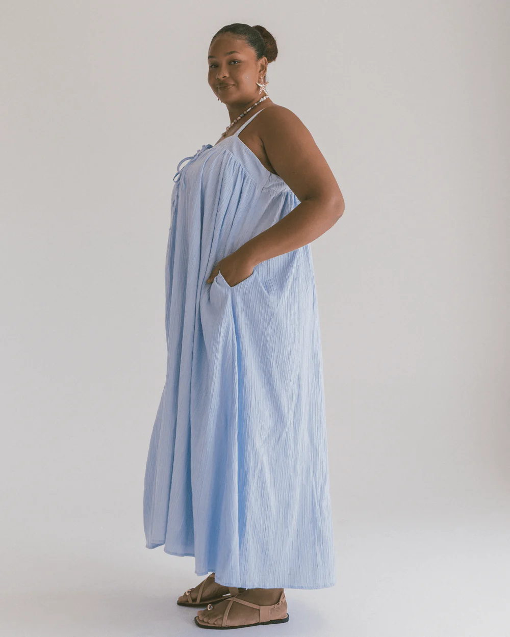 FINAL SALE | Zimi Maxi Dress | Periwinkle - Image 5