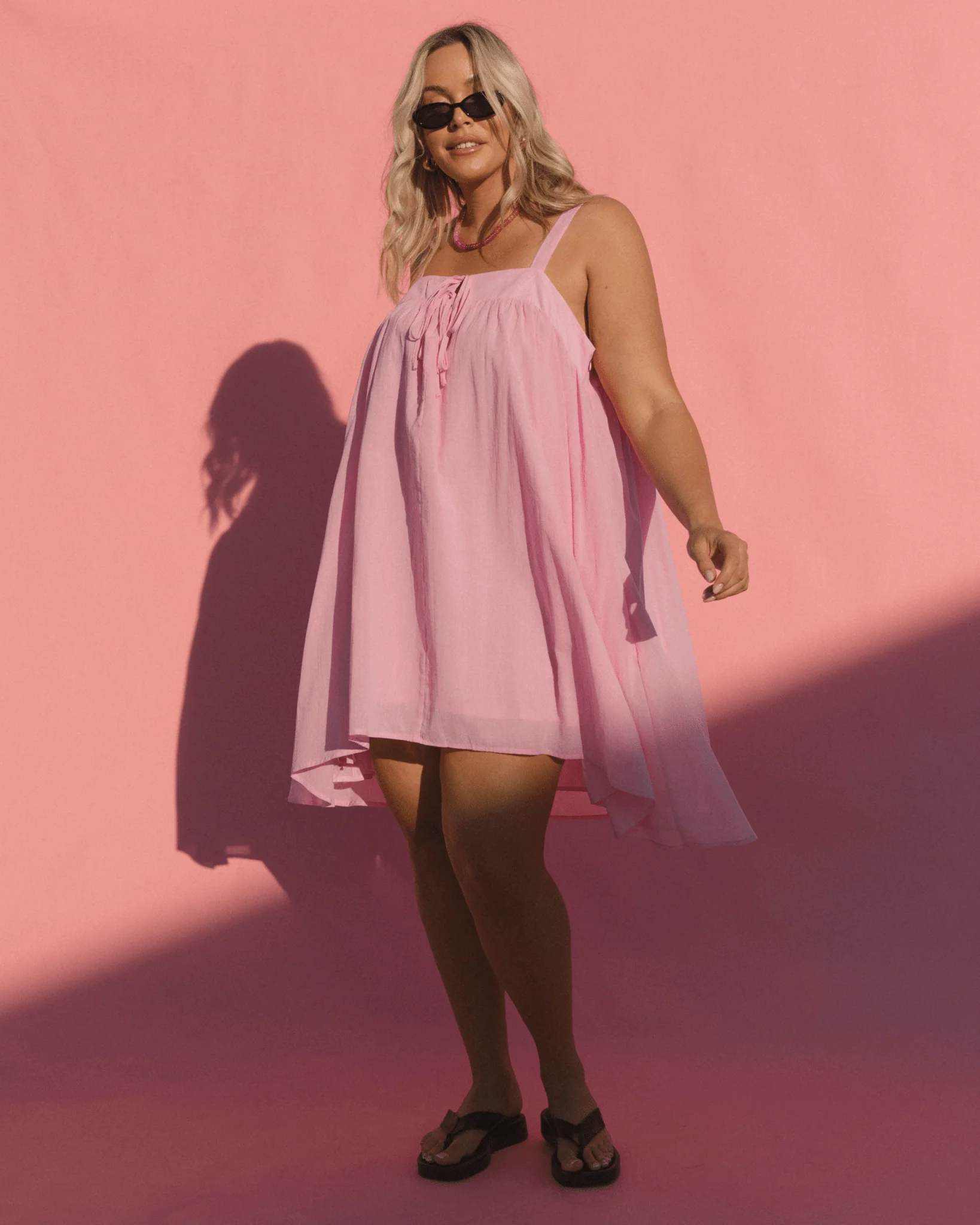 FINAL SALE | Zimi Mini Dress | Pink - Image 8