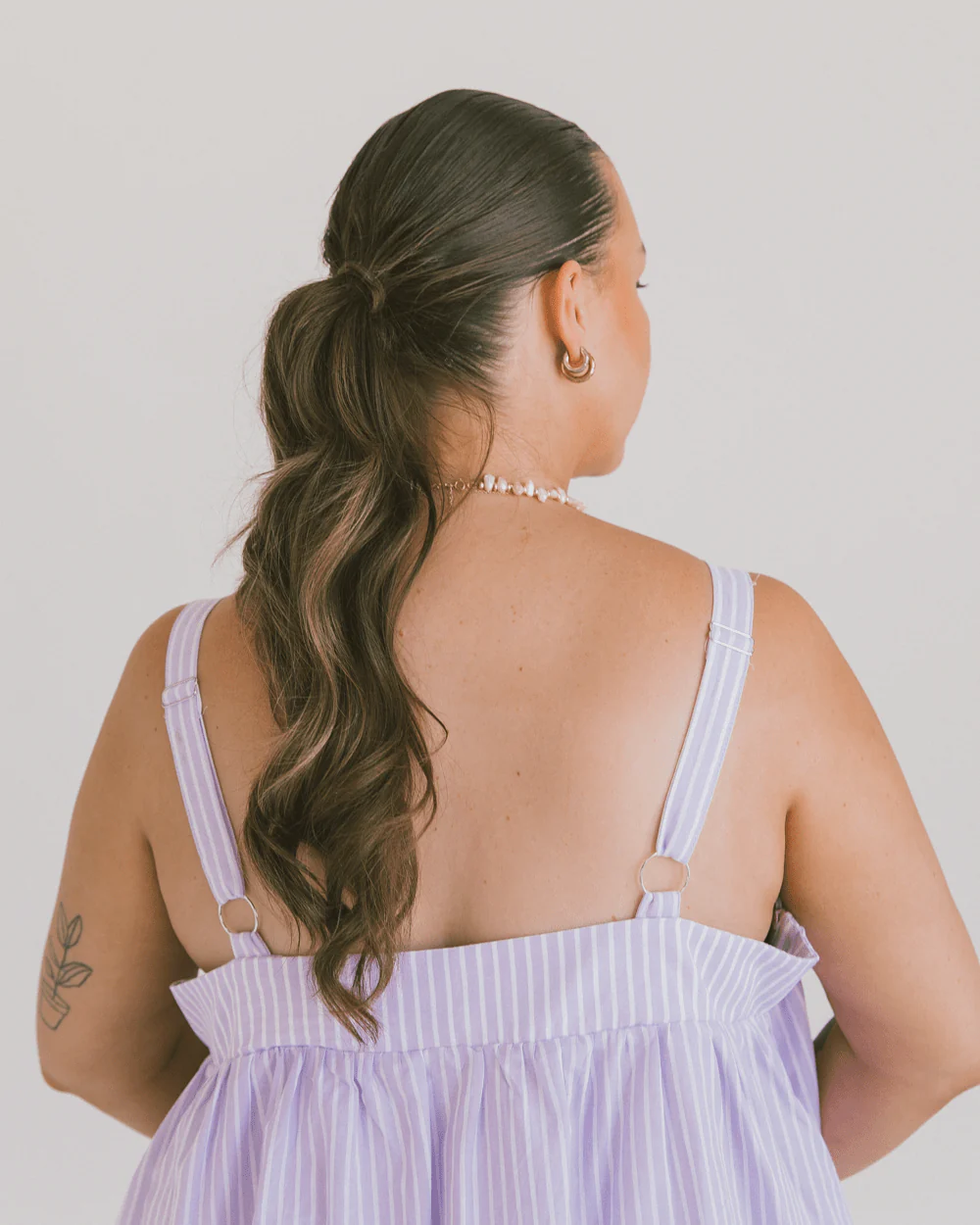 FINAL SALE | Zimi Top | Purple Stripe - Image 6
