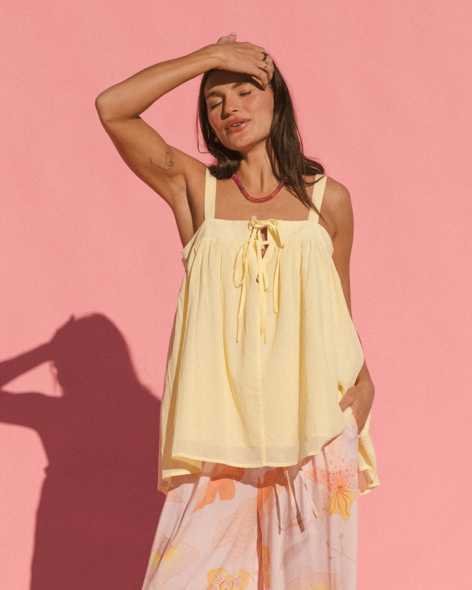 FINAL SALE | Zimi Top | Yellow