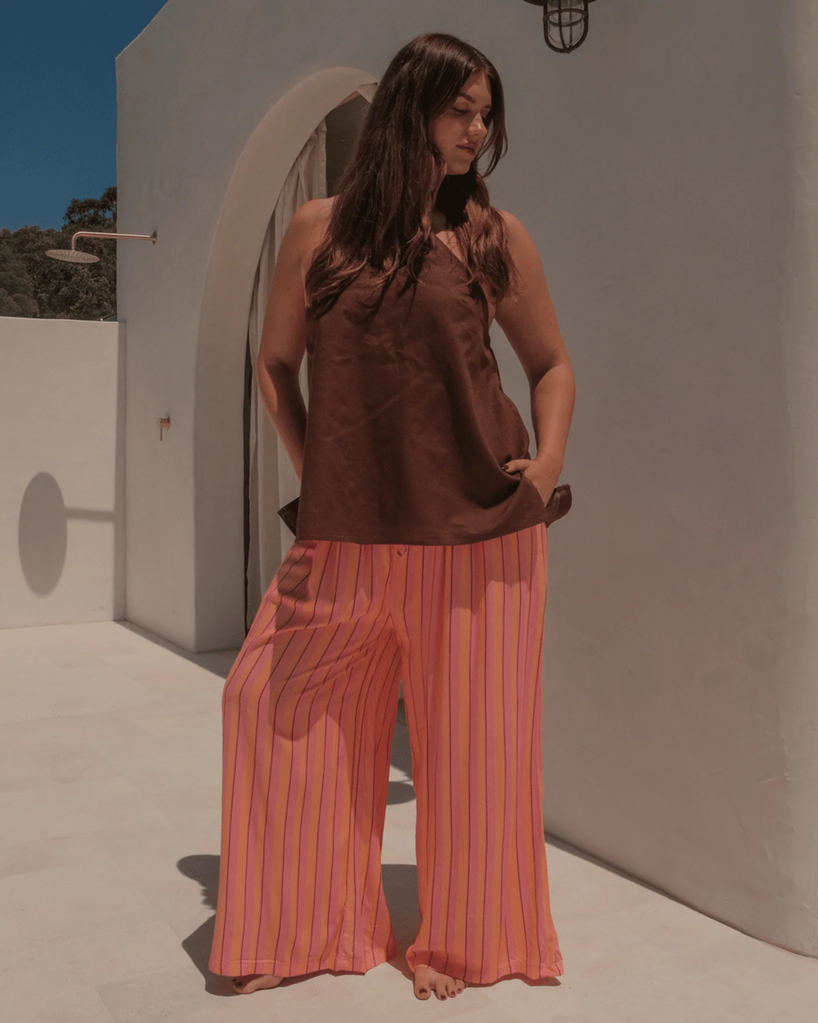 FINAL SALE | Zoe Halter | Chocolate - Image 2