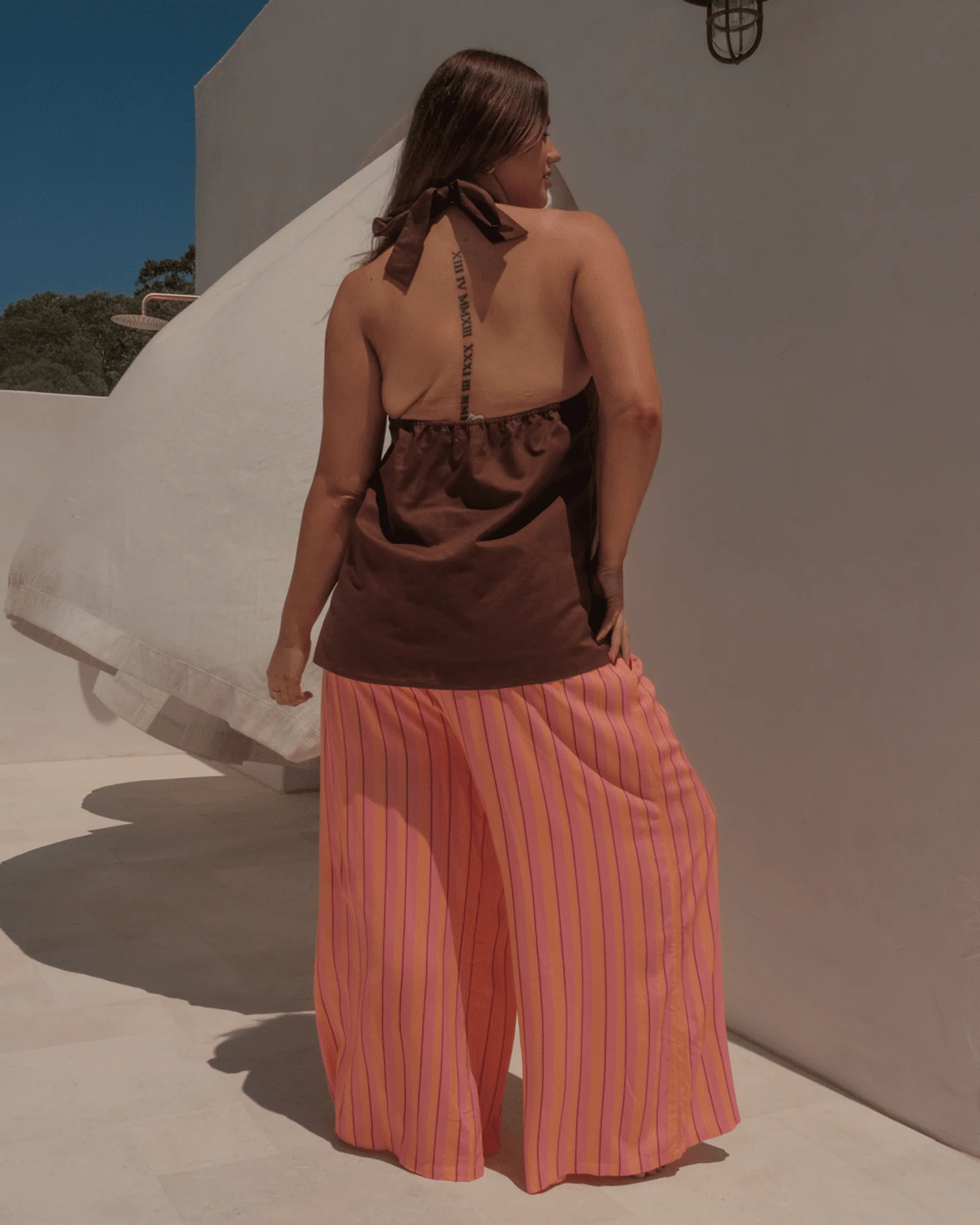FINAL SALE | Zoe Halter | Chocolate - Image 6